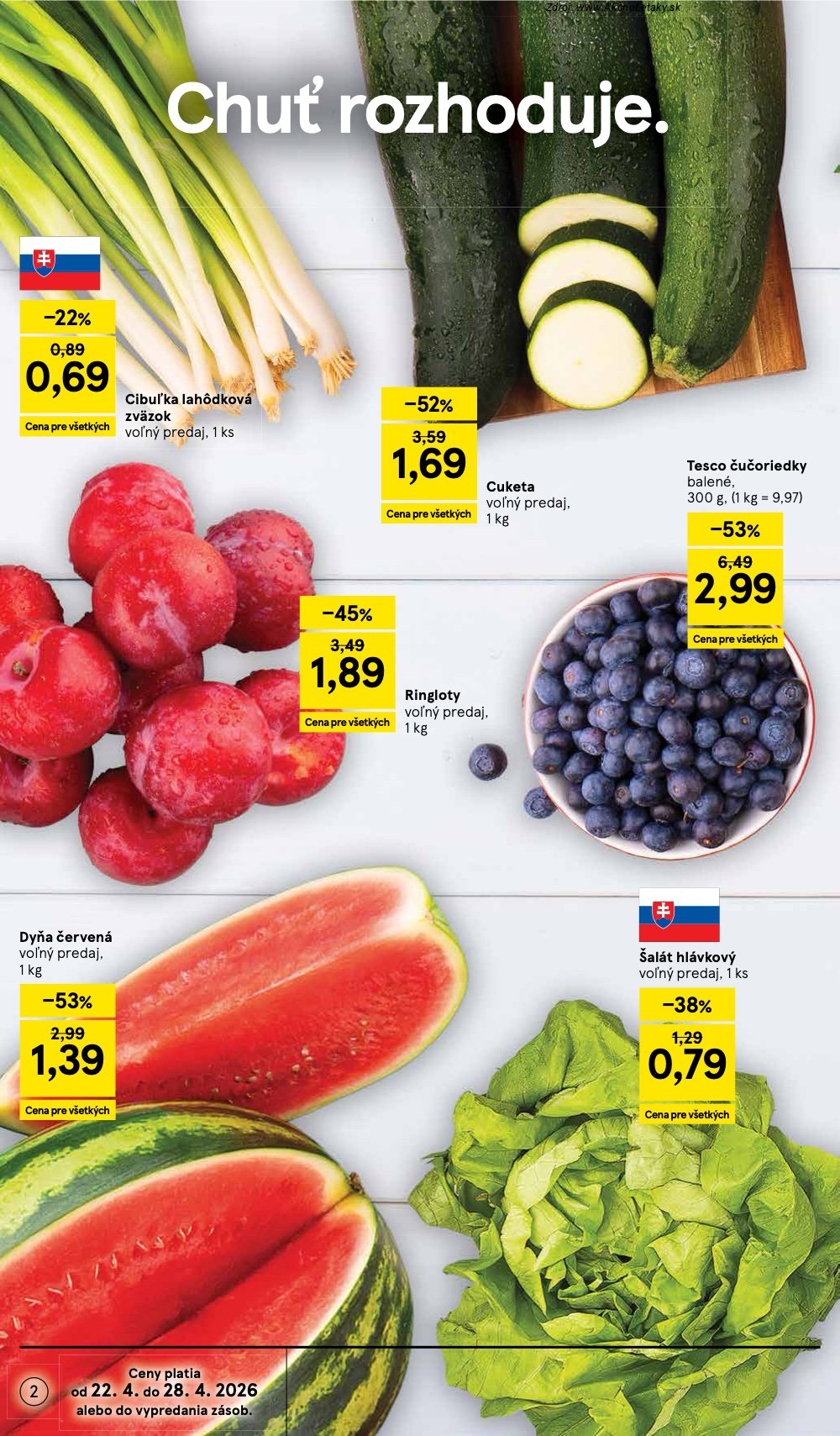Leták Tesco (22. 4. - 28. 4. 2026) - strana 2 z 28