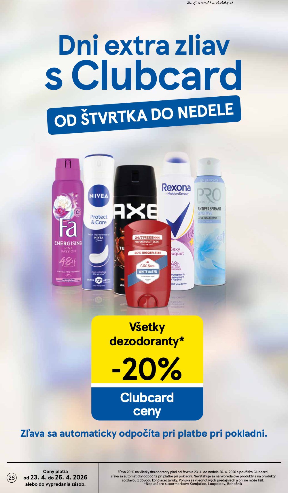 Leták Tesco (22. 4. - 28. 4. 2026) - strana 26 z 28