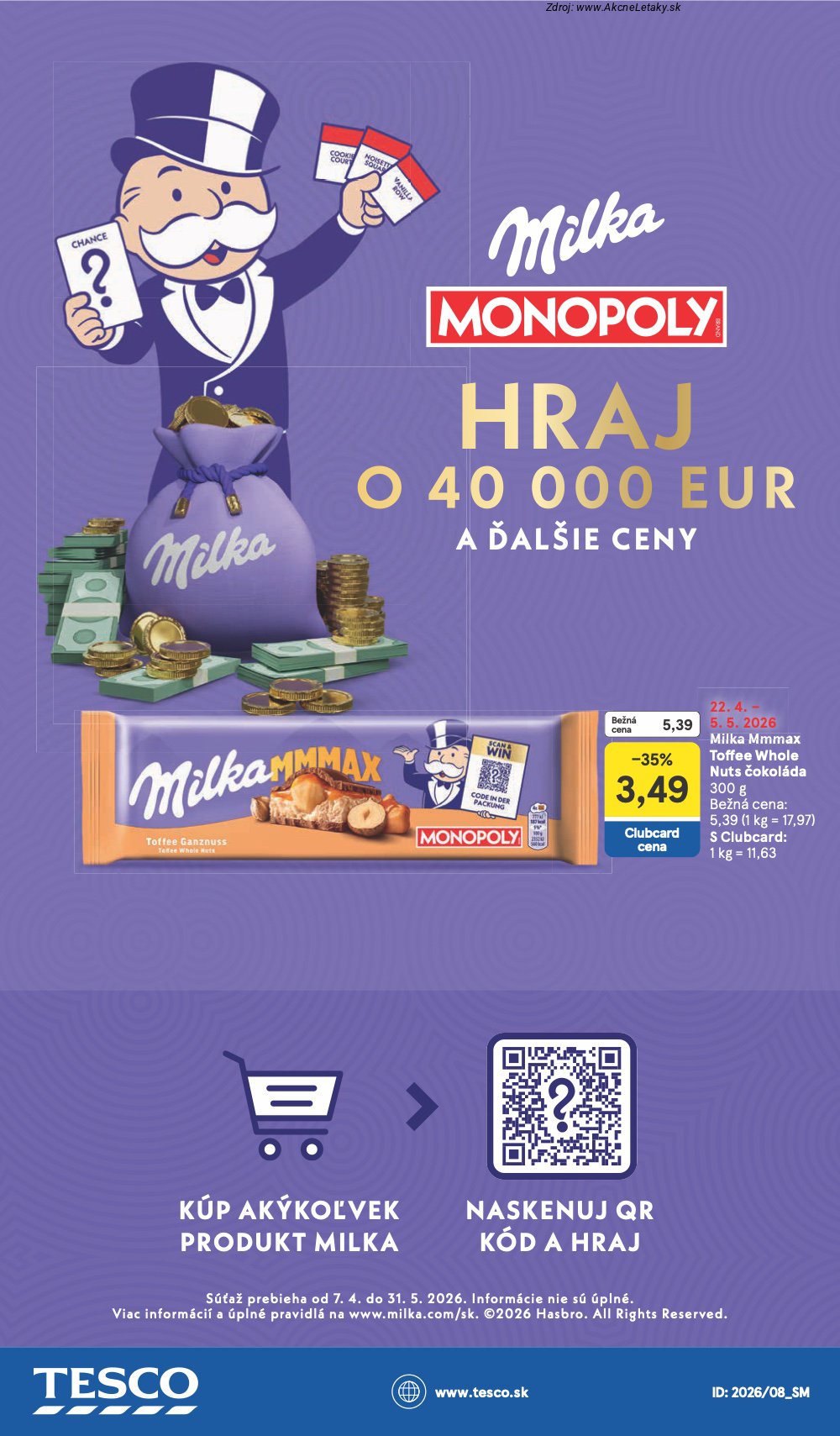 Leták Tesco (22. 4. - 28. 4. 2026) - strana 28 z 28