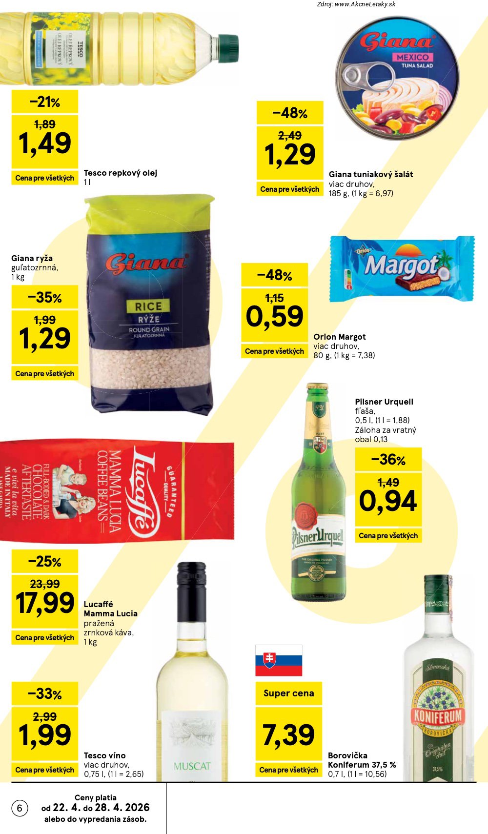 Leták Tesco (22. 4. - 28. 4. 2026) - strana 6 z 28