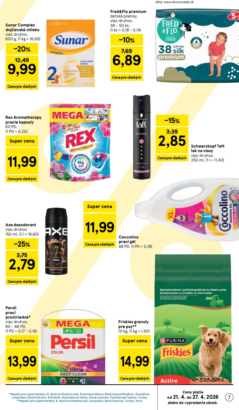 Leták Tesco (22. 4. - 28. 4. 2026) - strana 7 z 28
