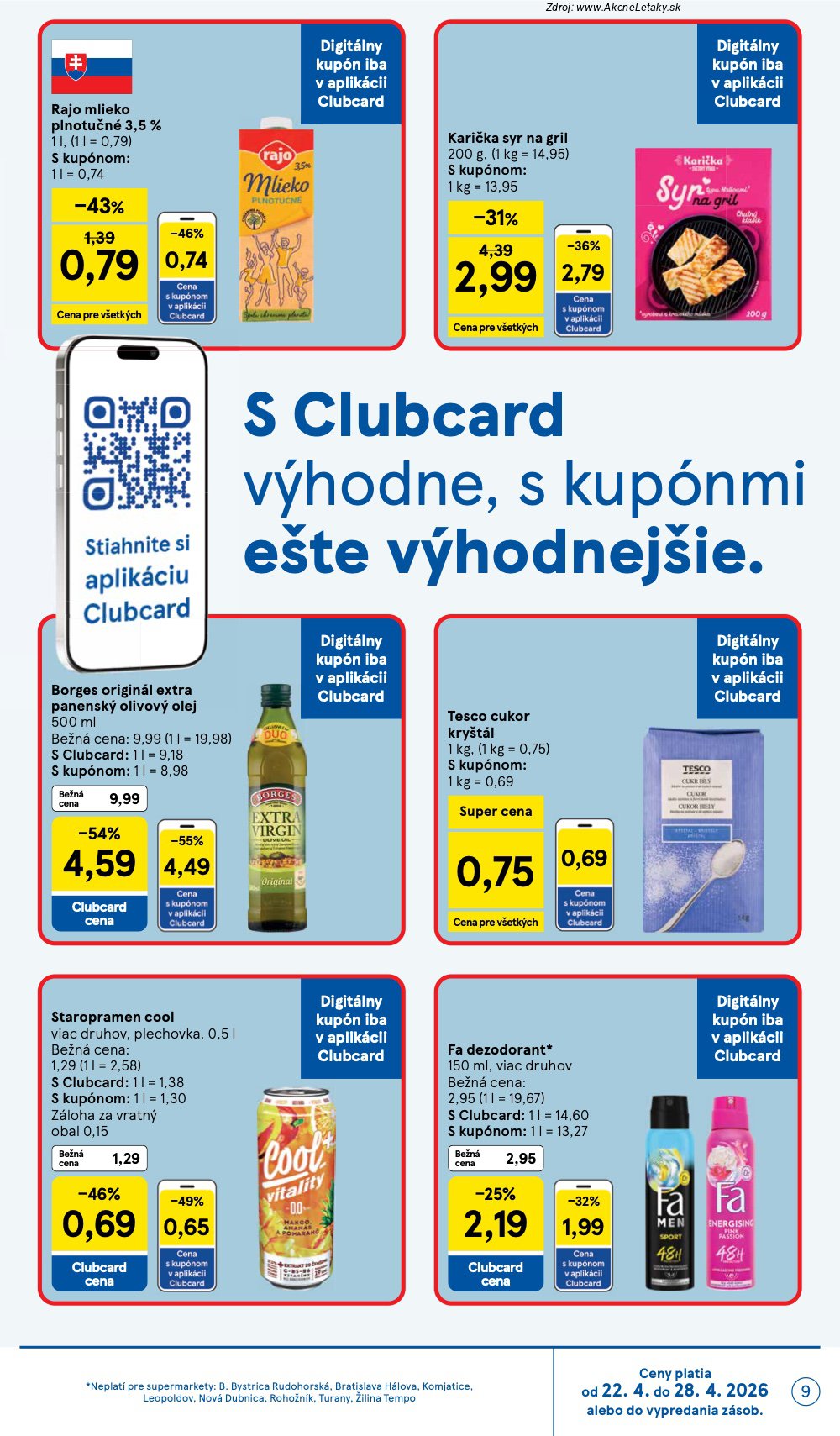 Leták Tesco (22. 4. - 28. 4. 2026) - strana 9 z 28