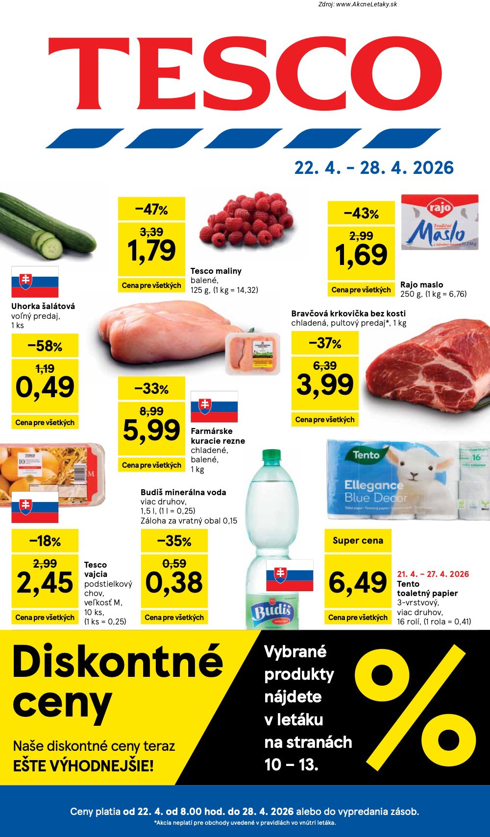 Leták Tesco - strana 1