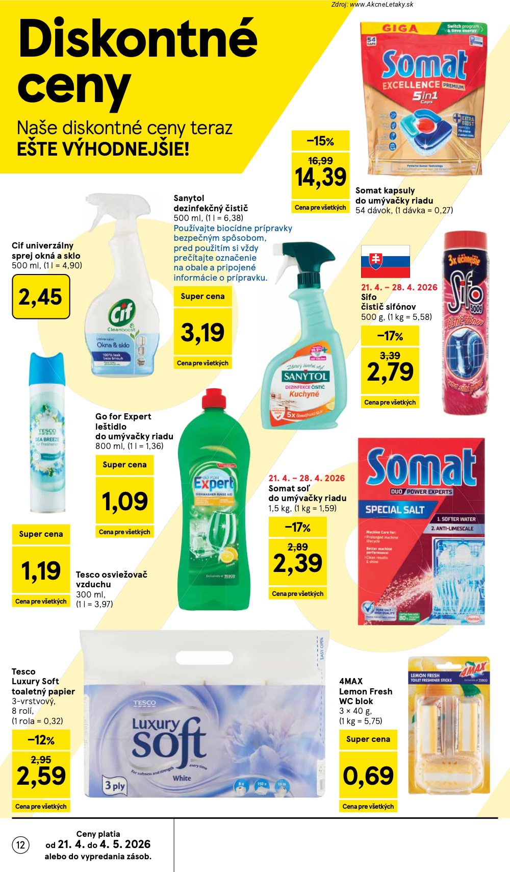 Leták Tesco (22. 4. - 28. 4. 2026) - strana 12 z 45
