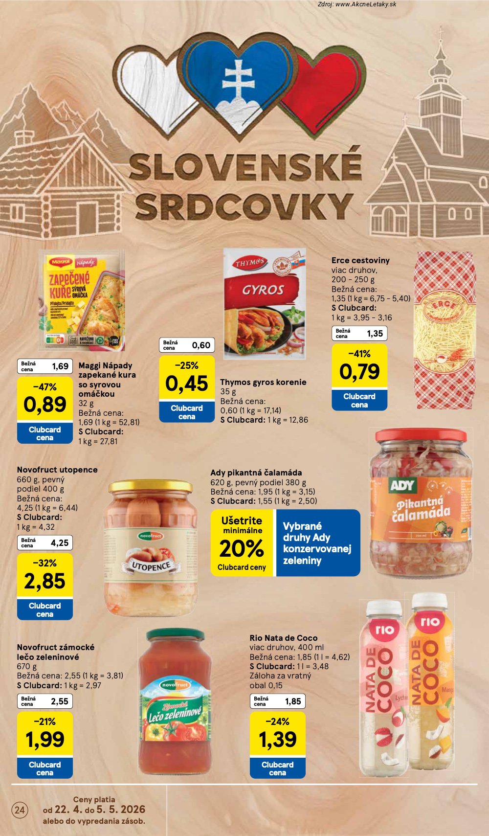 Leták Tesco (22. 4. - 28. 4. 2026) - strana 24 z 45