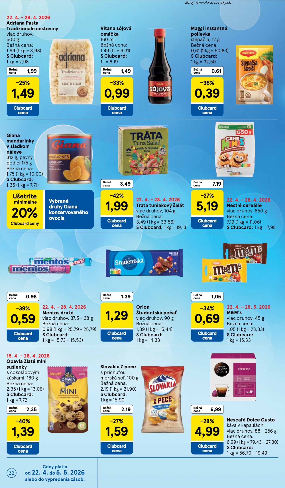 Leták Tesco - strana 32