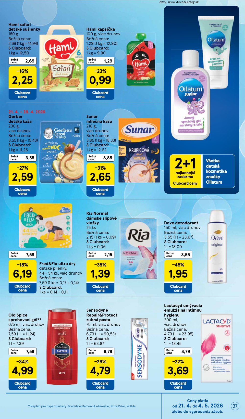 Leták Tesco (22. 4. - 28. 4. 2026) - strana 37 z 45