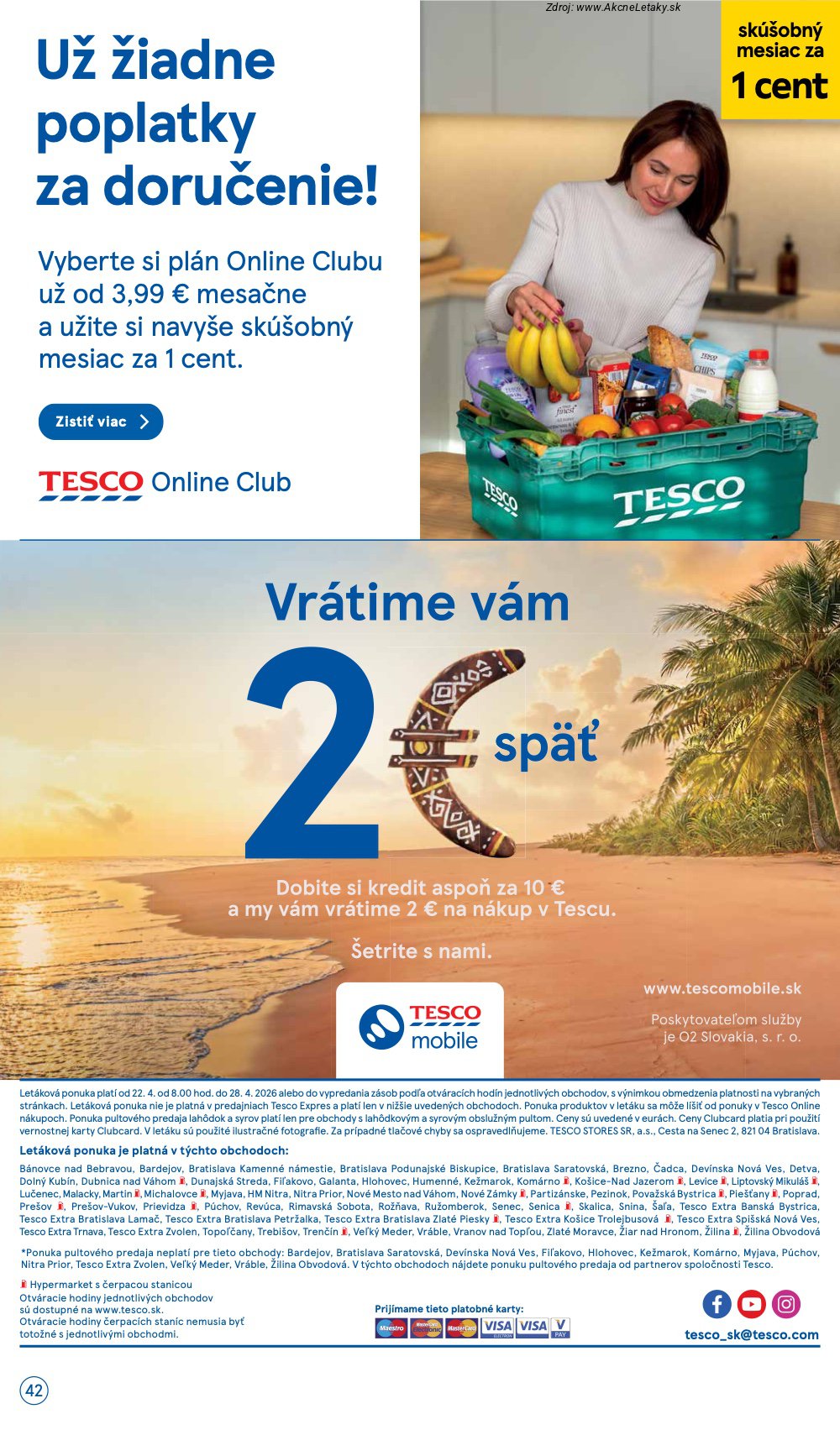 Leták Tesco (22. 4. - 28. 4. 2026) - strana 42 z 45