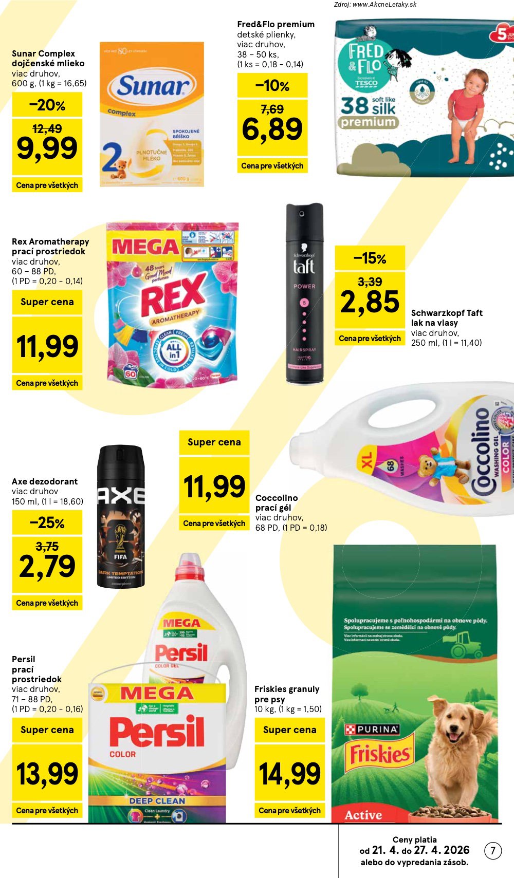 Leták Tesco (22. 4. - 28. 4. 2026) - strana 7 z 45