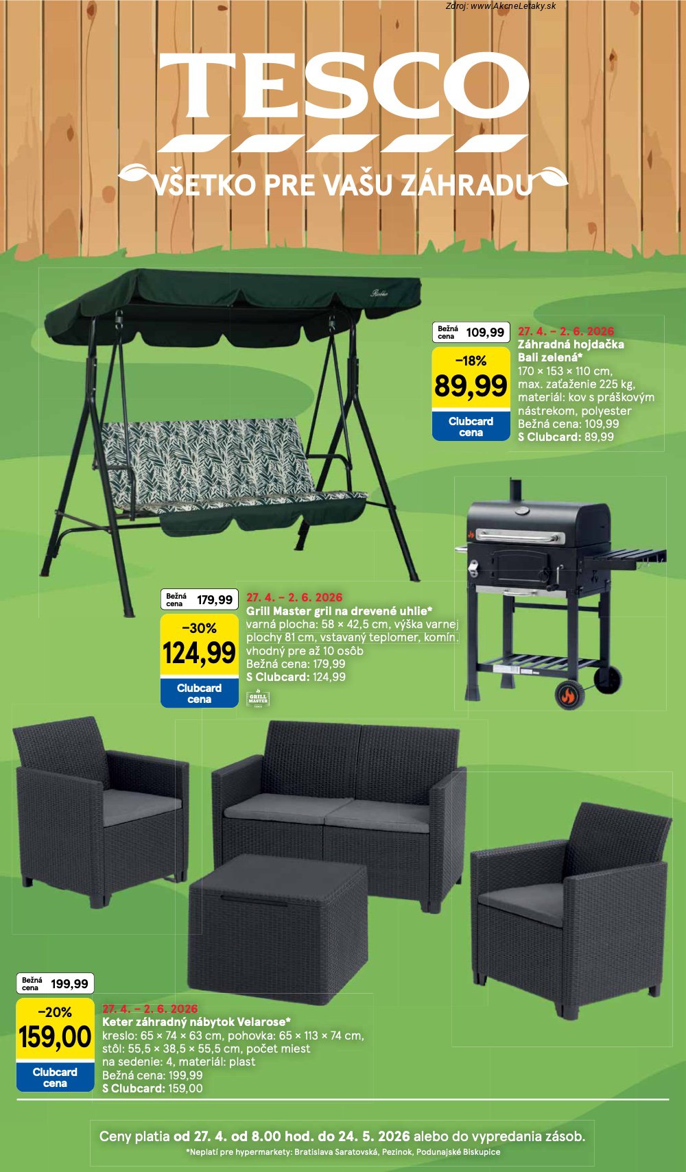 Leták Tesco (27. 4. - 24. 5. 2026) - strana 1 z 19