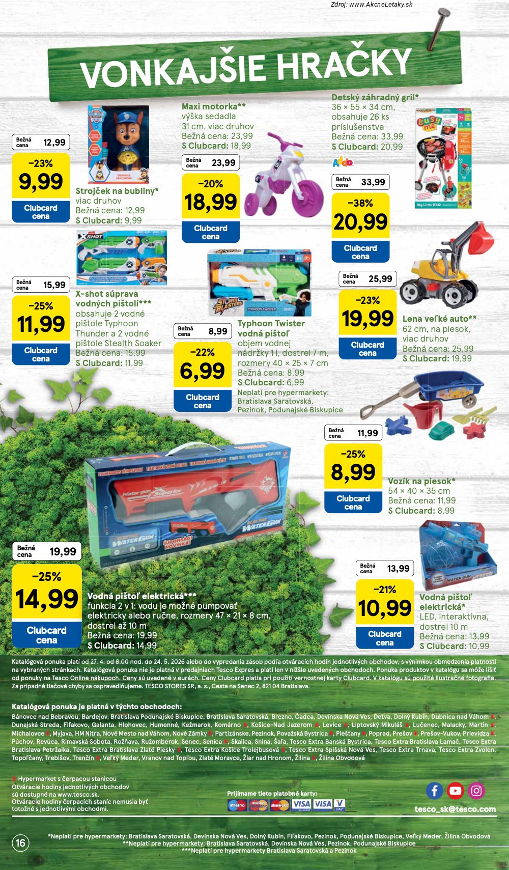 Leták Tesco (27. 4. - 24. 5. 2026) - strana 16 z 19