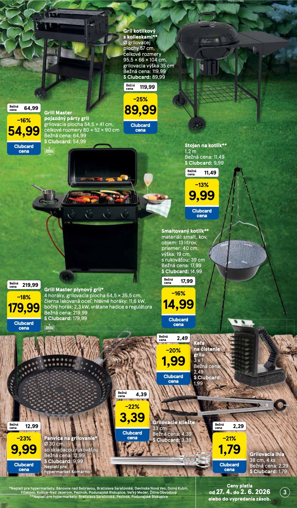 Leták Tesco (27. 4. - 24. 5. 2026) - strana 3 z 19