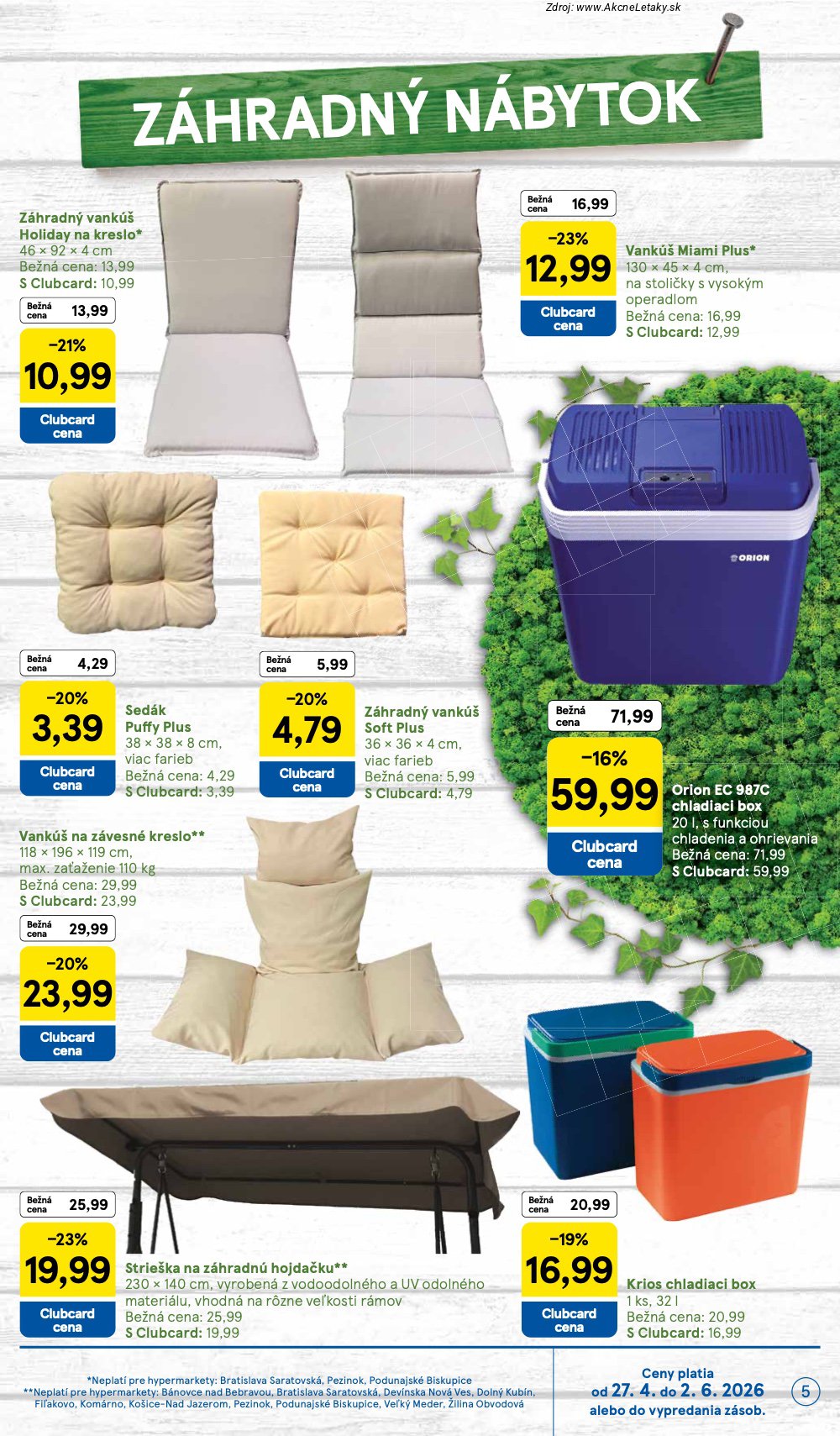 Leták Tesco (27. 4. - 24. 5. 2026) - strana 5 z 19