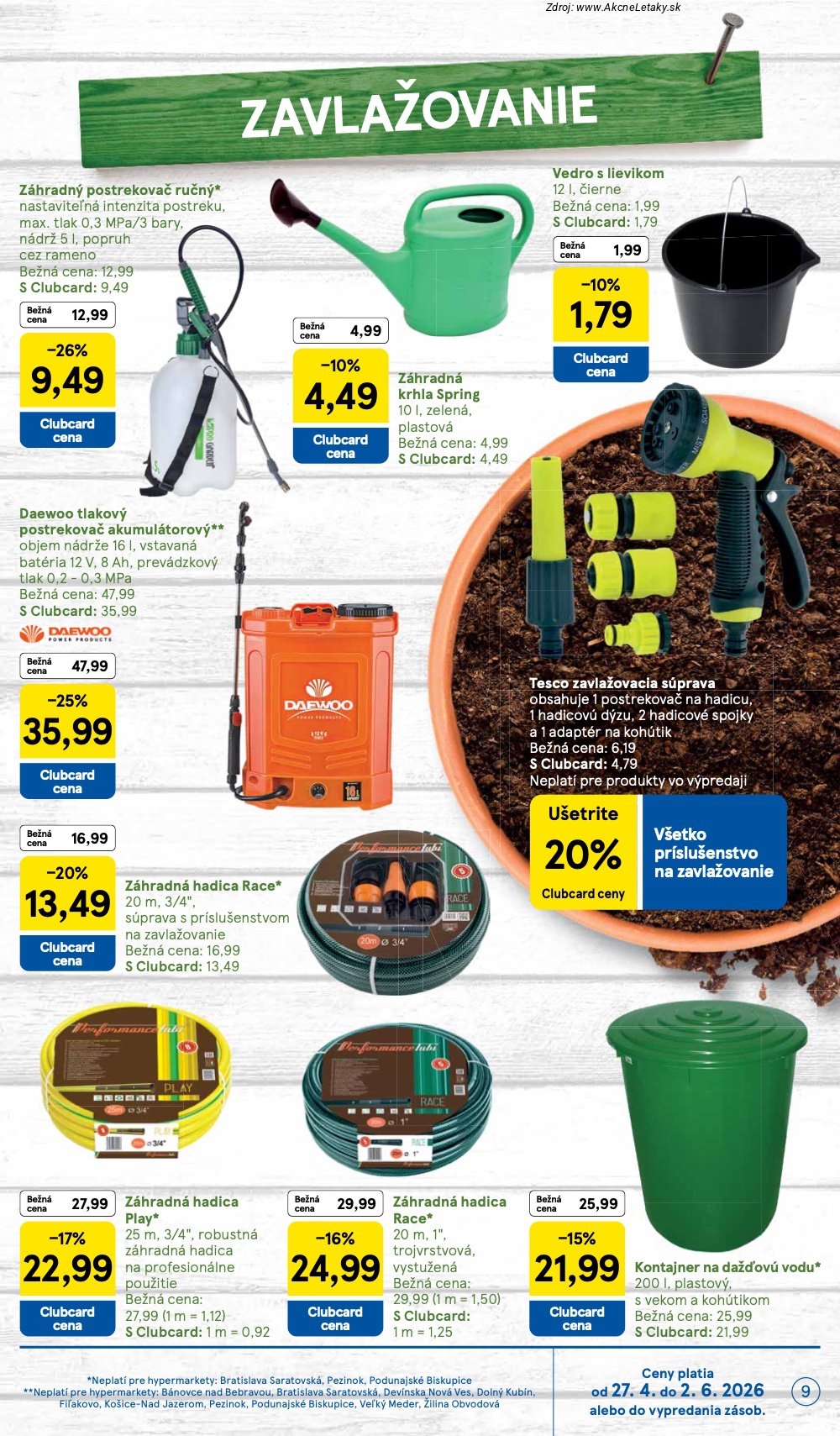 Leták Tesco (27. 4. - 24. 5. 2026) - strana 9 z 19