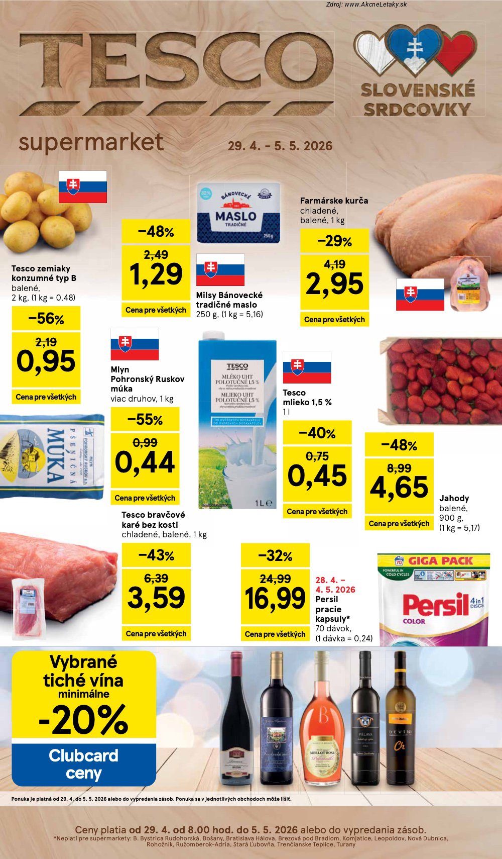 Leták Tesco (29. 4. - 5. 5. 2026) - strana 1 z 30