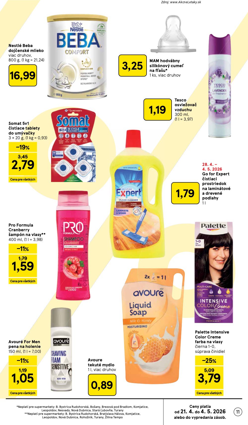 Leták Tesco (29. 4. - 5. 5. 2026) - strana 11 z 30