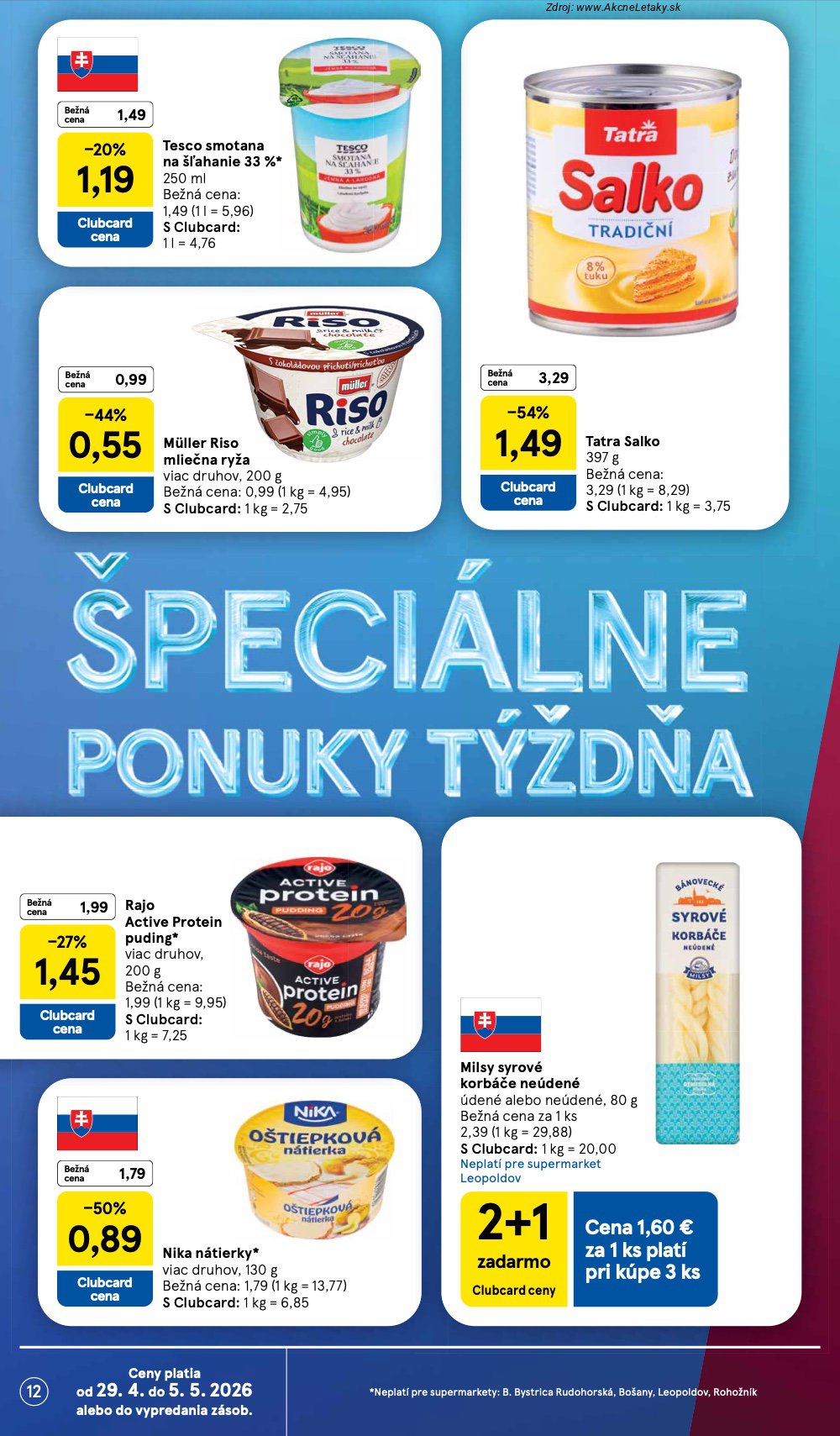 Leták Tesco (29. 4. - 5. 5. 2026) - strana 12 z 30
