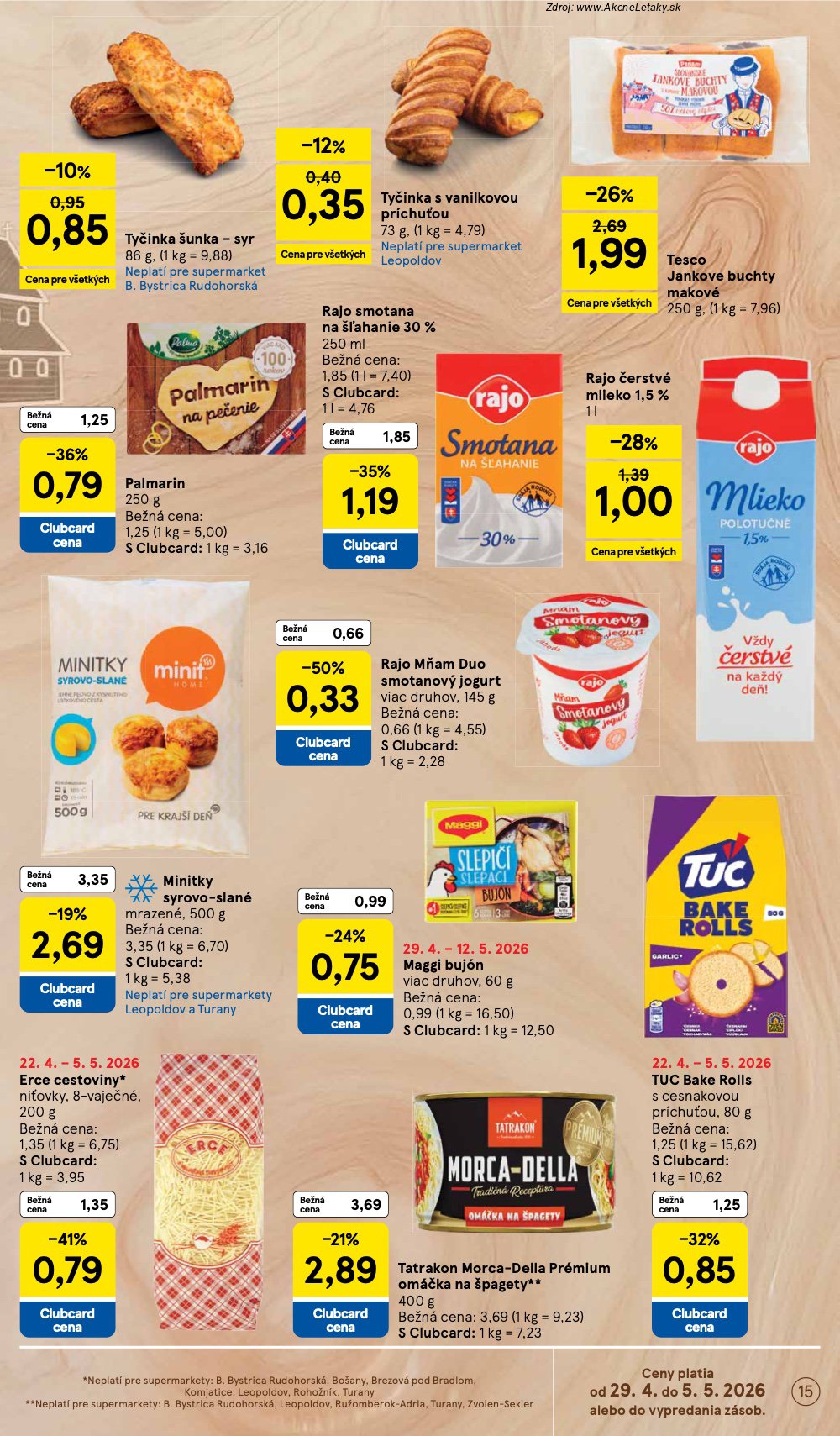 Leták Tesco (29. 4. - 5. 5. 2026) - strana 15 z 30