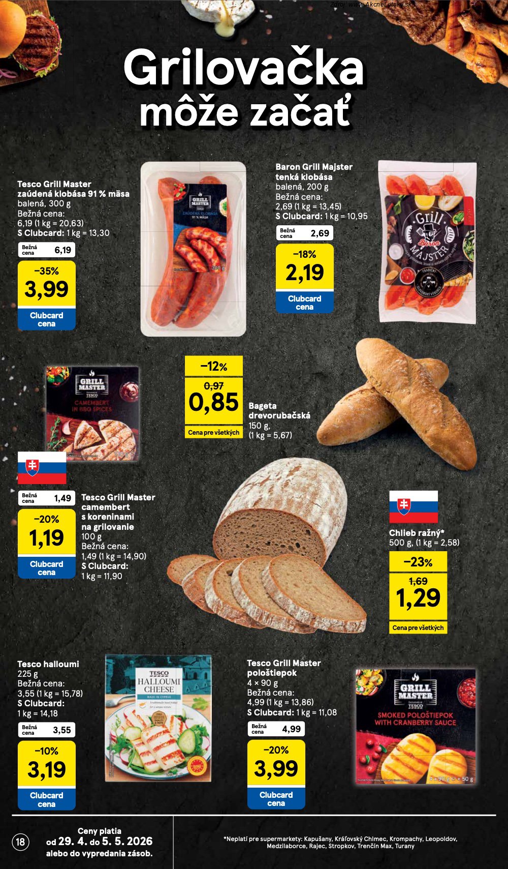 Leták Tesco (29. 4. - 5. 5. 2026) - strana 18 z 30
