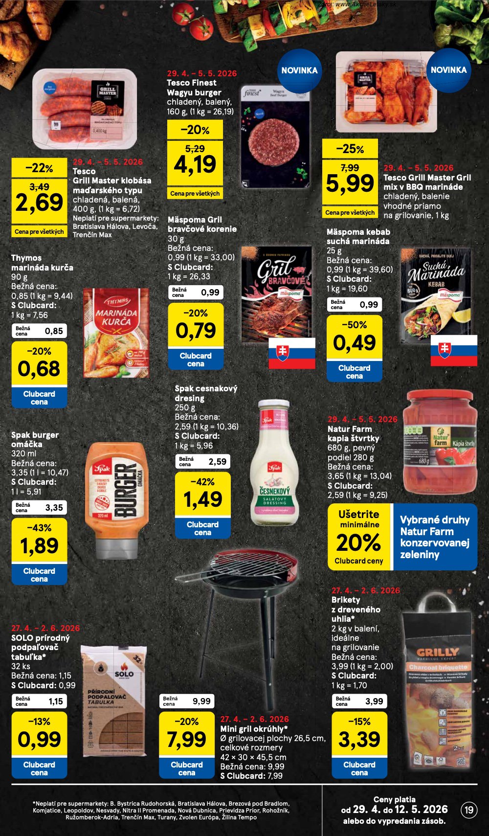 Leták Tesco (29. 4. - 5. 5. 2026) - strana 19 z 30