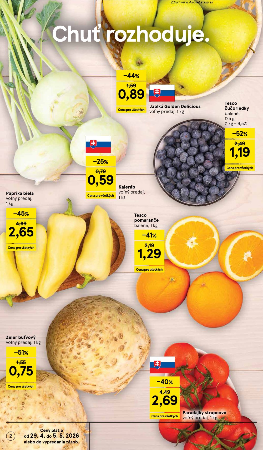 Leták Tesco (29. 4. - 5. 5. 2026) - strana 2 z 30