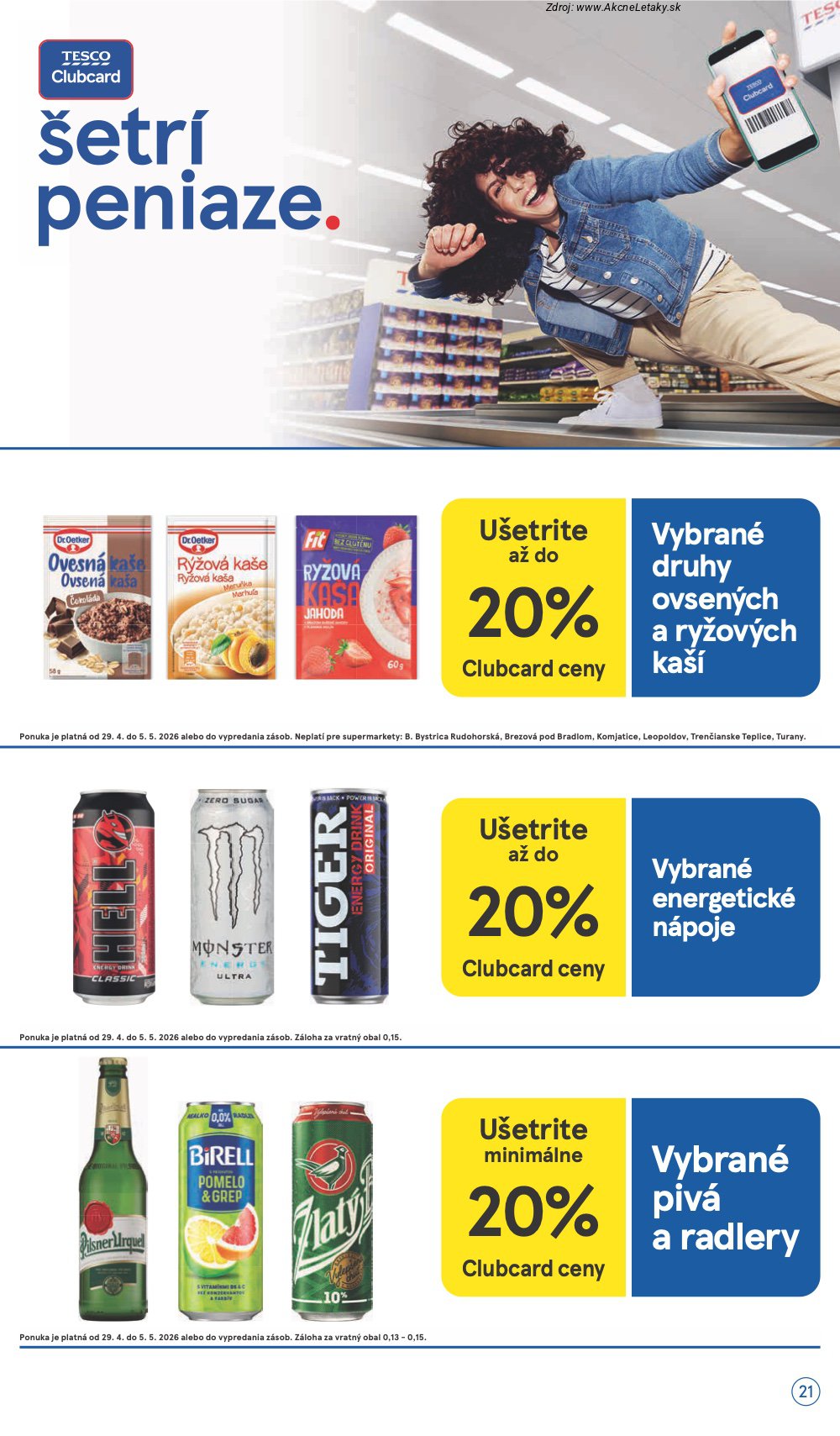 Leták Tesco (29. 4. - 5. 5. 2026) - strana 21 z 30