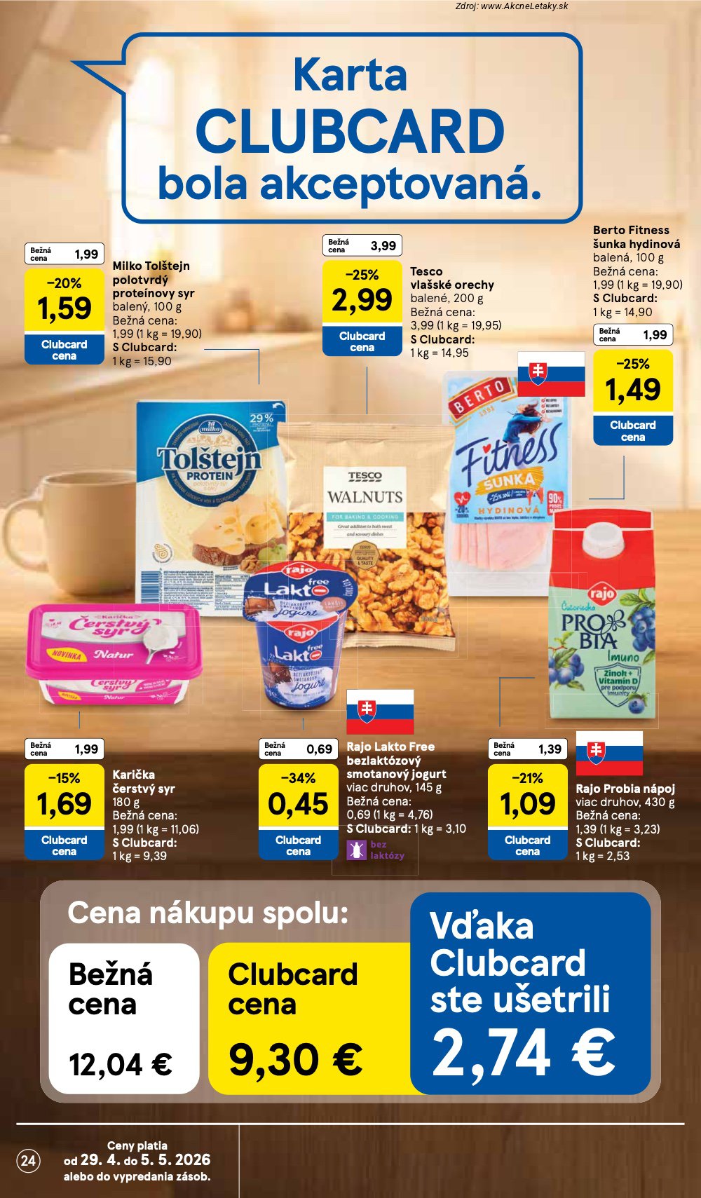 Leták Tesco (29. 4. - 5. 5. 2026) - strana 24 z 30