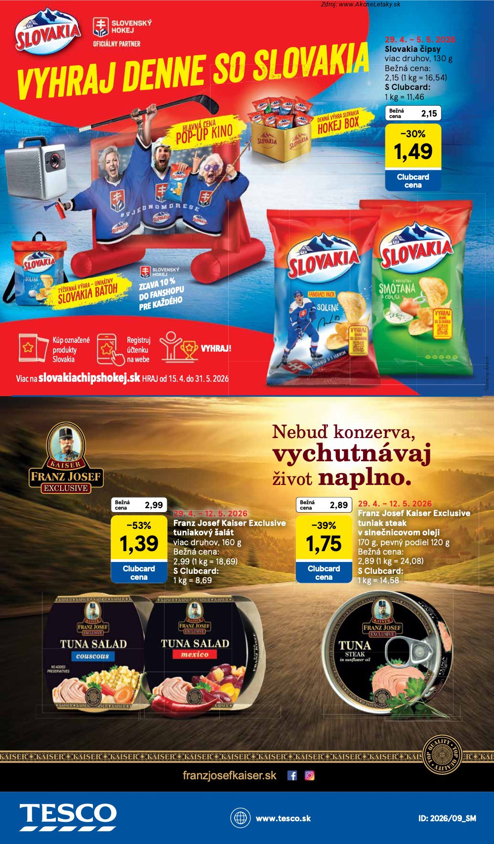 Leták Tesco (29. 4. - 5. 5. 2026) - strana 30 z 30