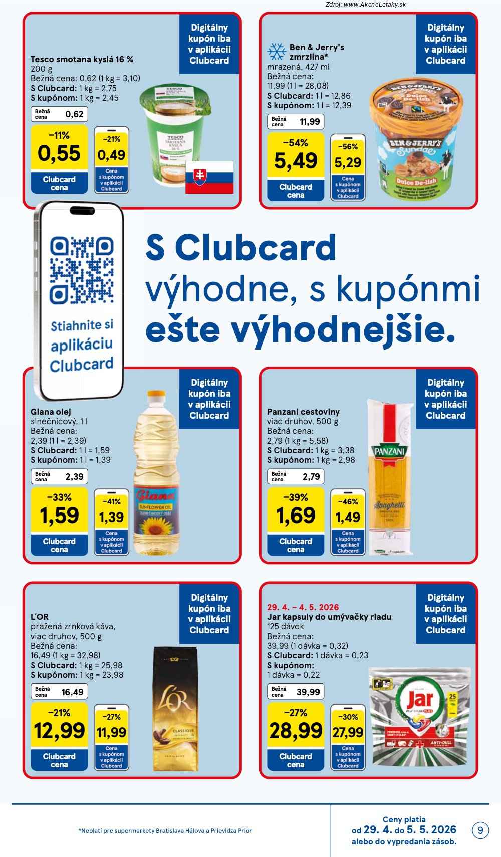 Leták Tesco (29. 4. - 5. 5. 2026) - strana 9 z 30