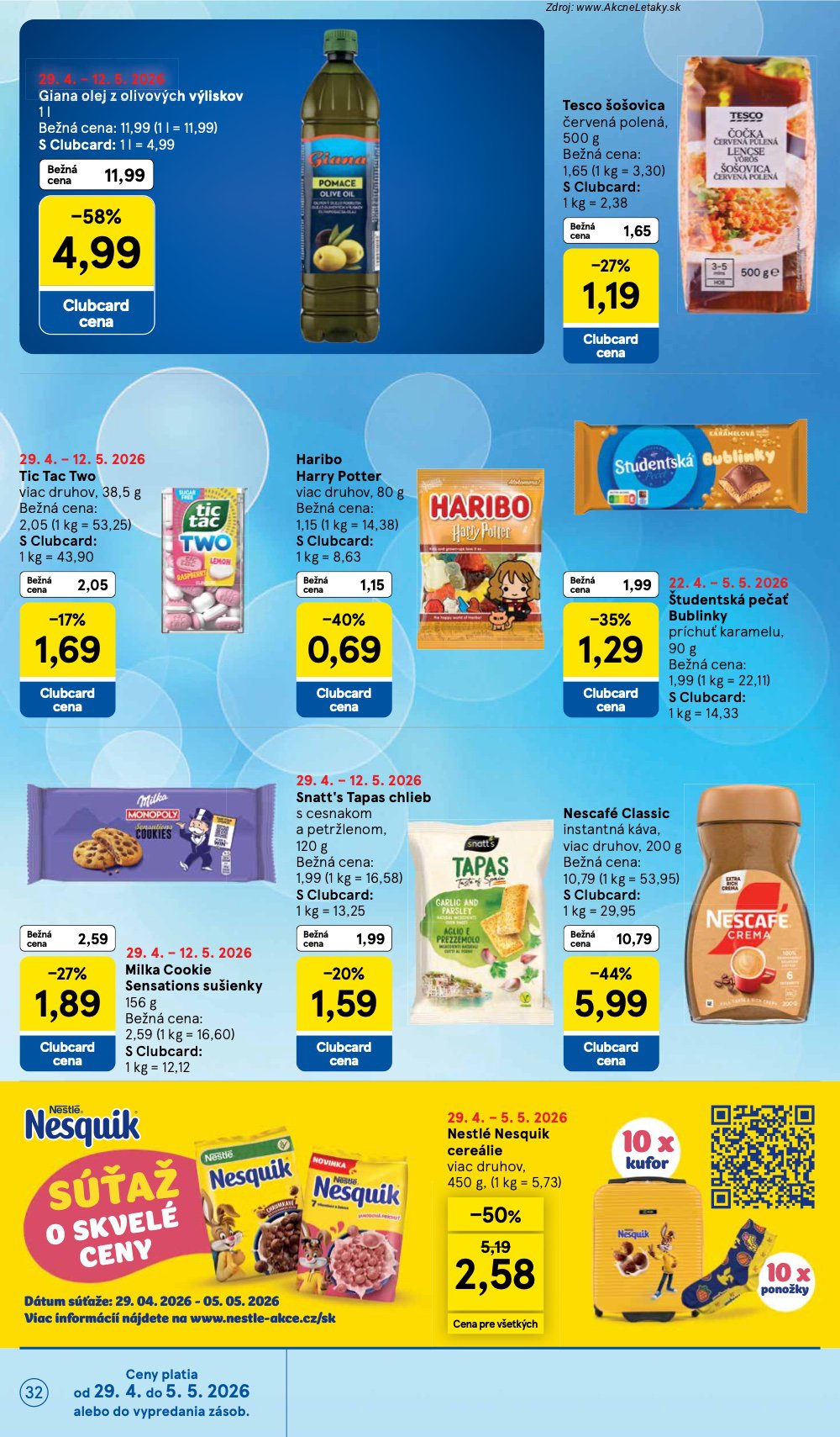 Leták Tesco - strana 32