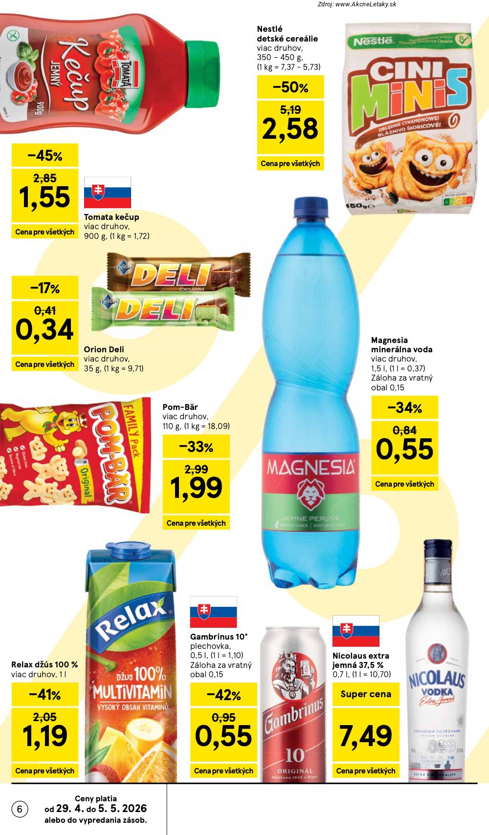 Leták Tesco (29. 4. - 5. 5. 2026) - strana 6 z 44