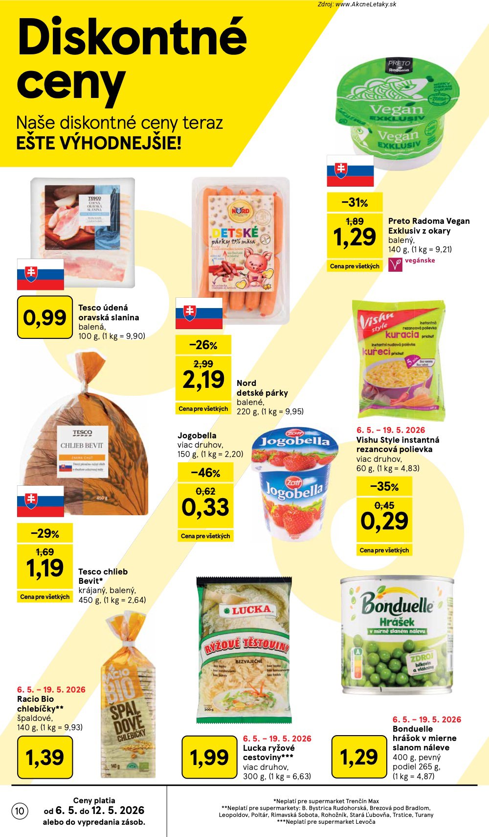 Leták Tesco (6. 5. - 12. 5. 2026) - strana 10 z 31