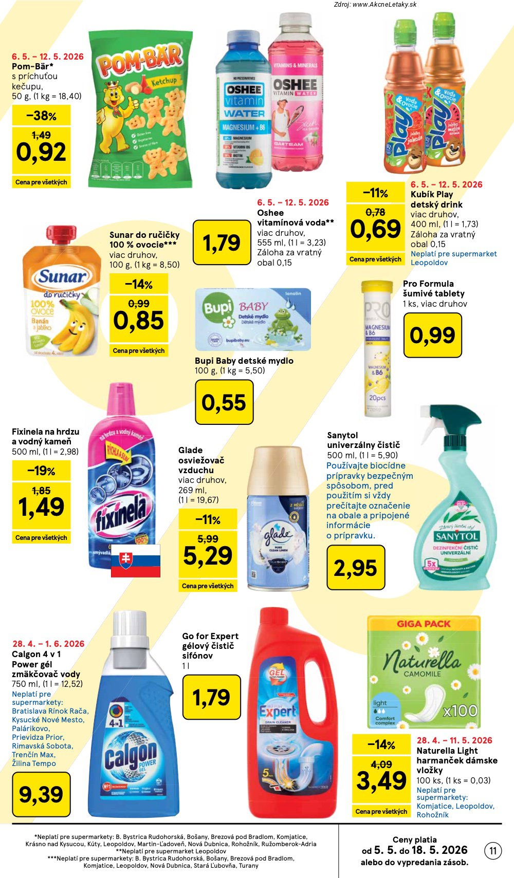 Leták Tesco (6. 5. - 12. 5. 2026) - strana 11 z 31