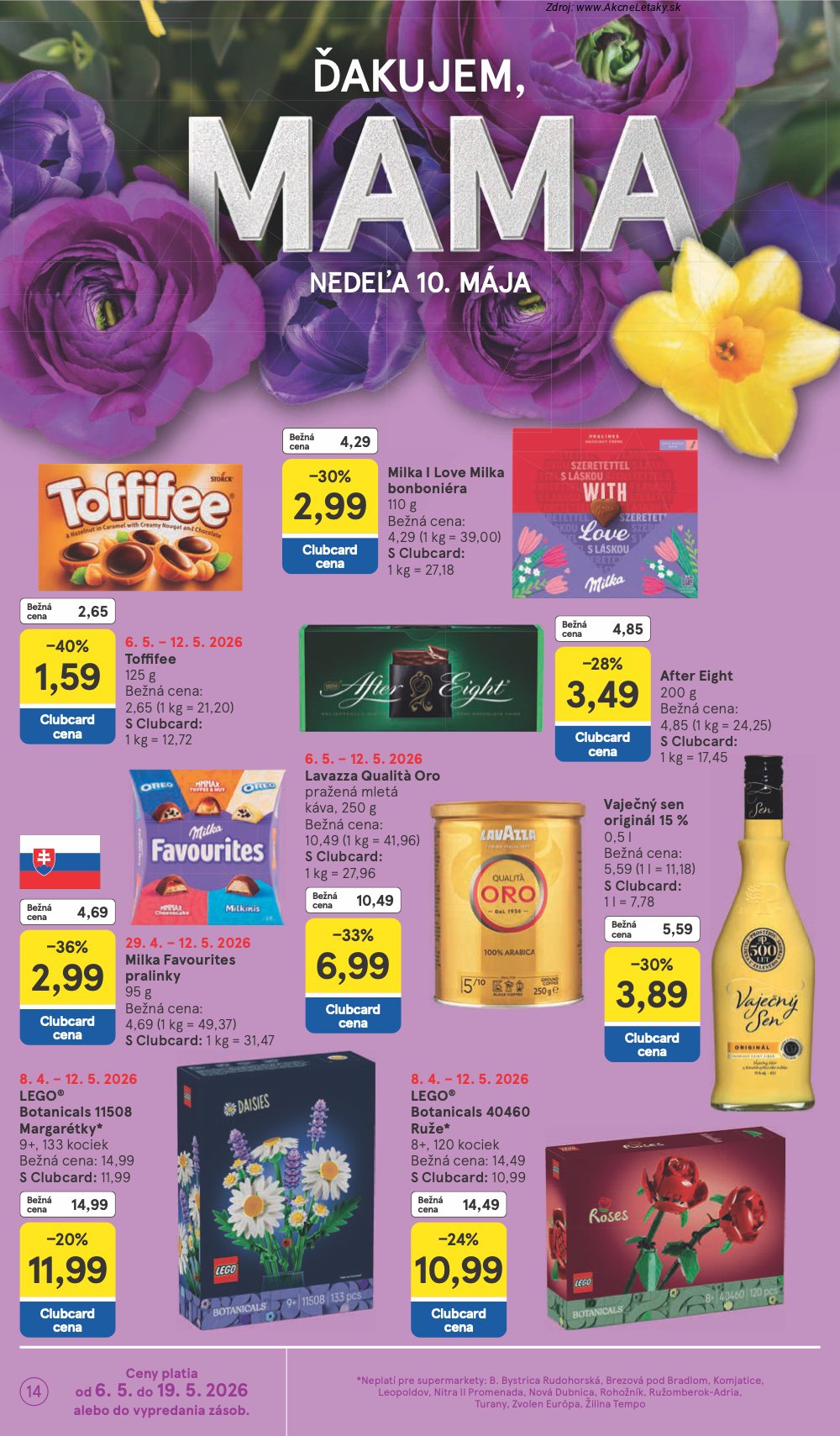 Leták Tesco (6. 5. - 12. 5. 2026) - strana 14 z 31