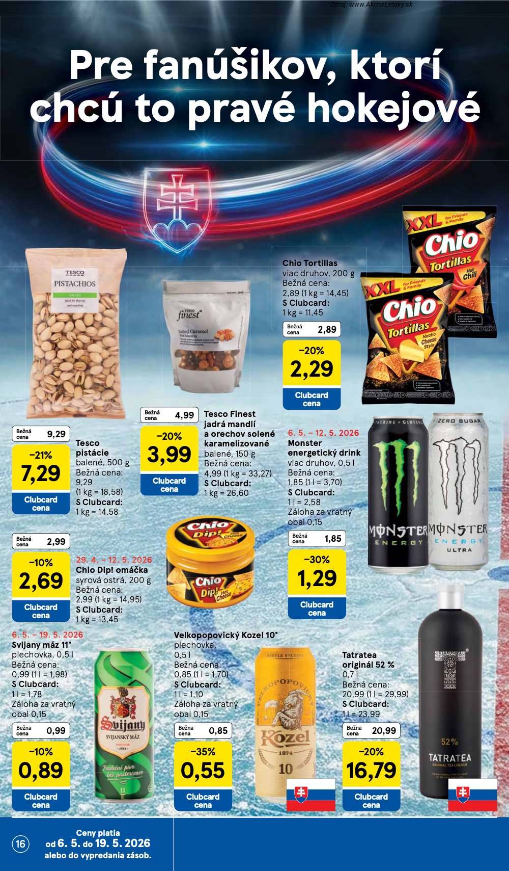 Leták Tesco (6. 5. - 12. 5. 2026) - strana 16 z 31