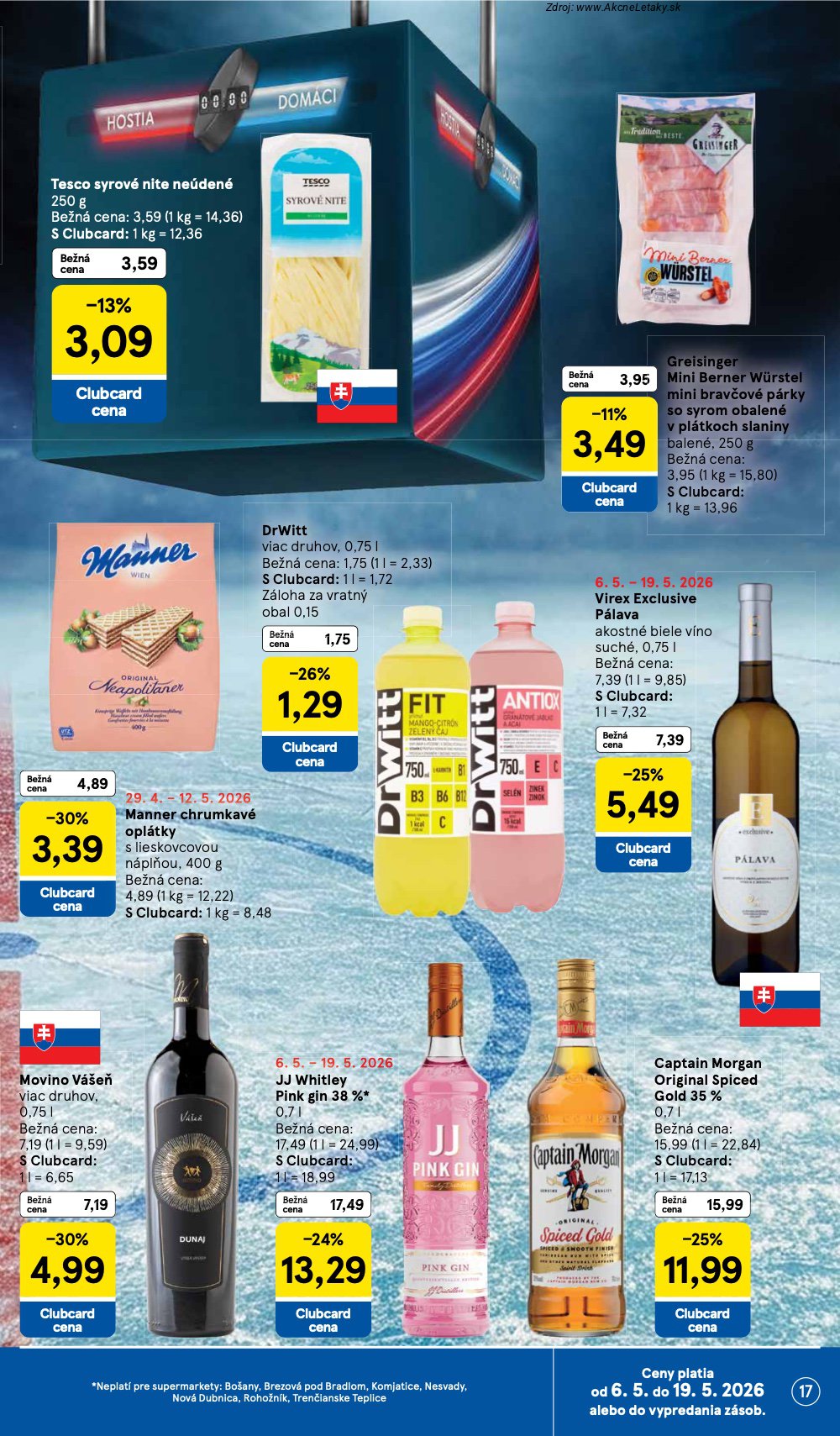 Leták Tesco (6. 5. - 12. 5. 2026) - strana 17 z 31