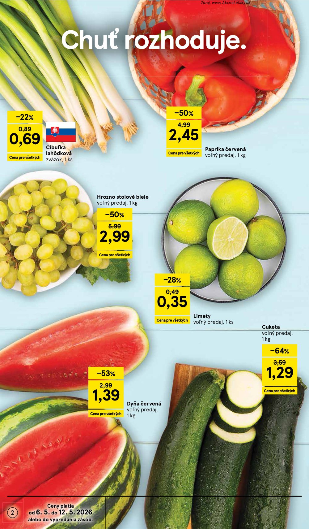Leták Tesco (6. 5. - 12. 5. 2026) - strana 2 z 31