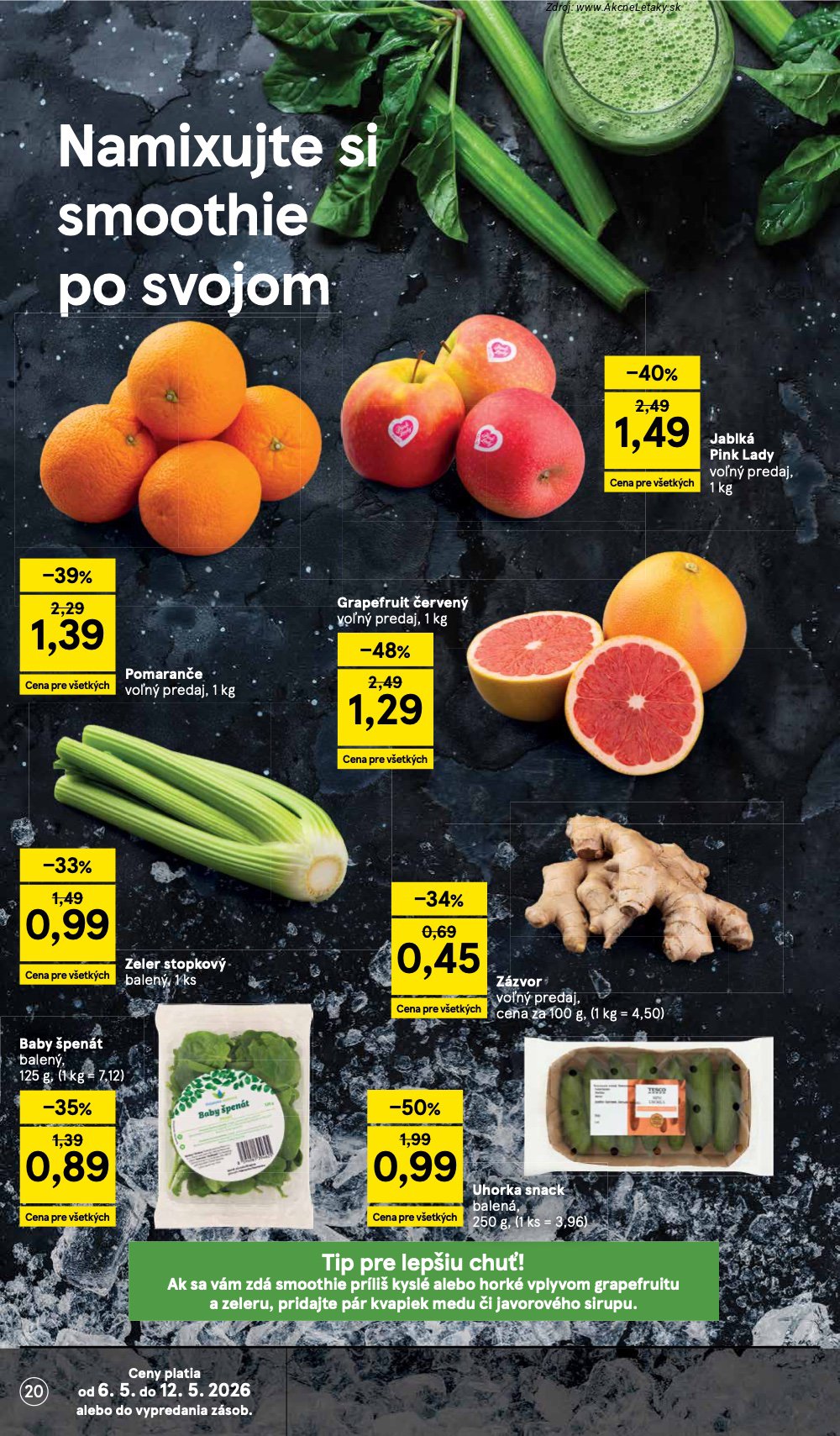 Leták Tesco (6. 5. - 12. 5. 2026) - strana 20 z 31