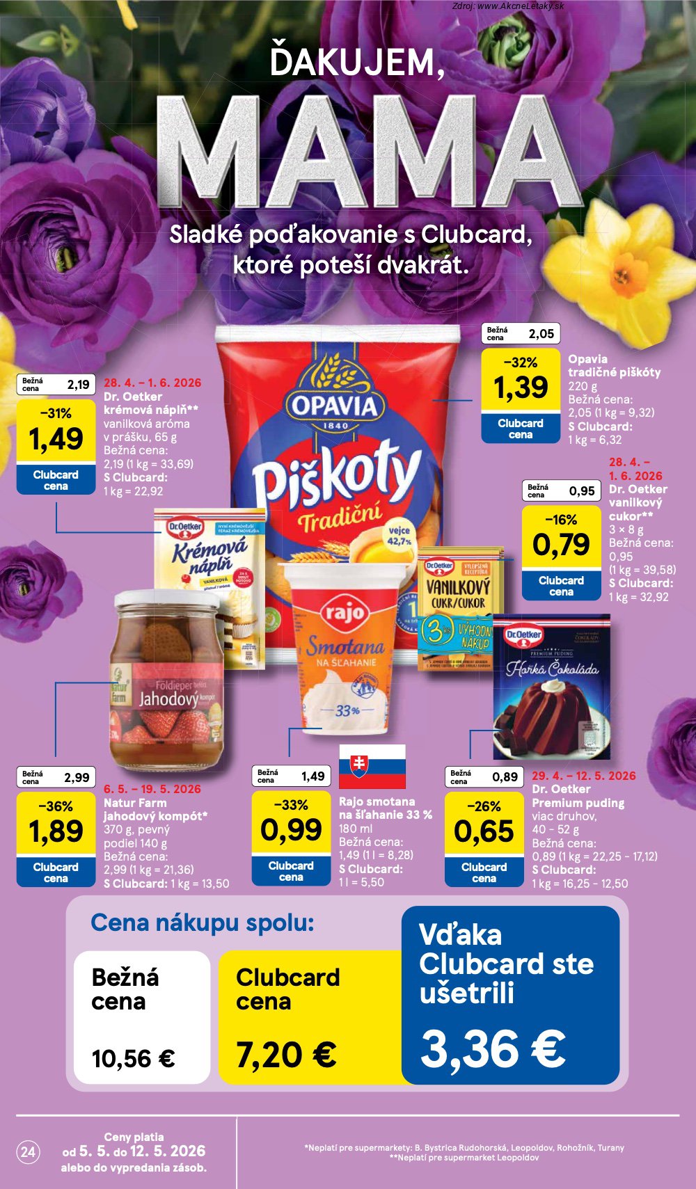 Leták Tesco (6. 5. - 12. 5. 2026) - strana 24 z 31