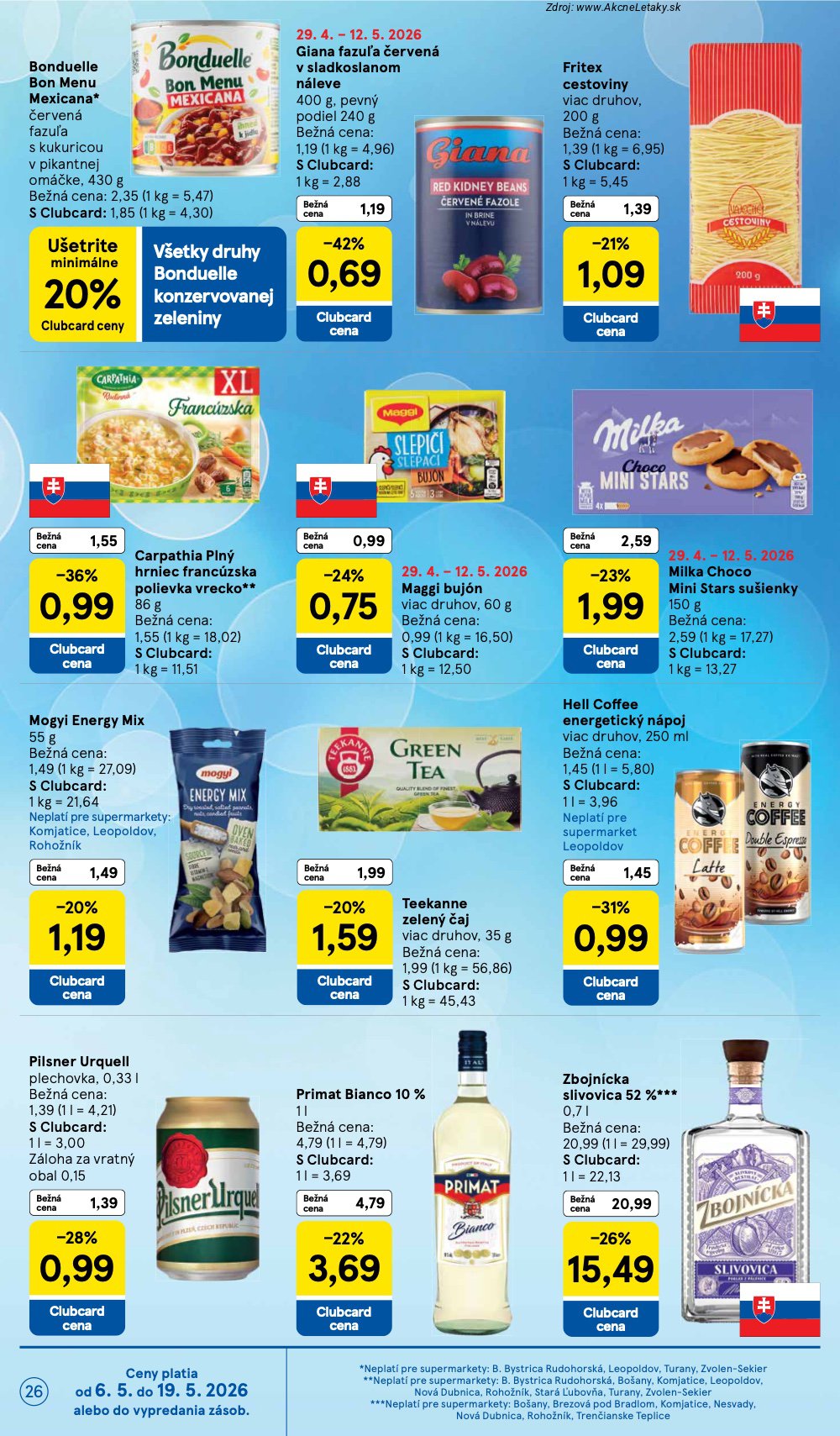 Leták Tesco (6. 5. - 12. 5. 2026) - strana 26 z 31