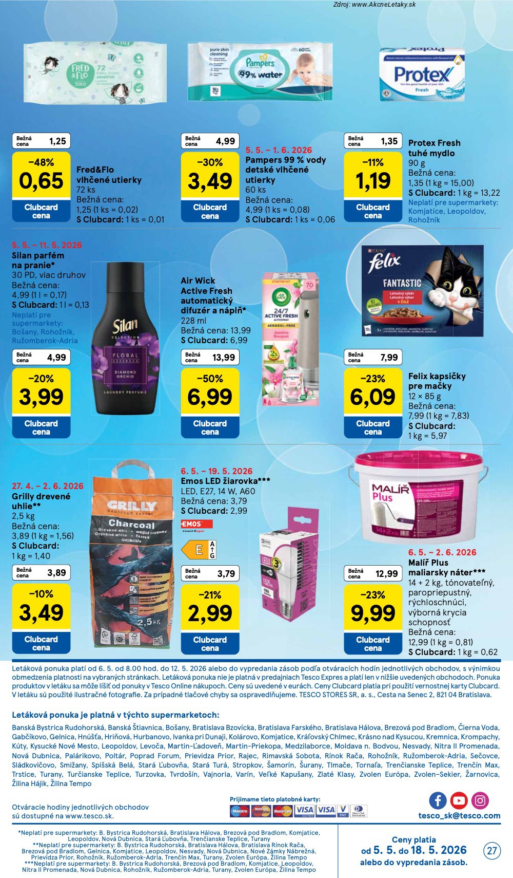 Leták Tesco (6. 5. - 12. 5. 2026) - strana 27 z 31