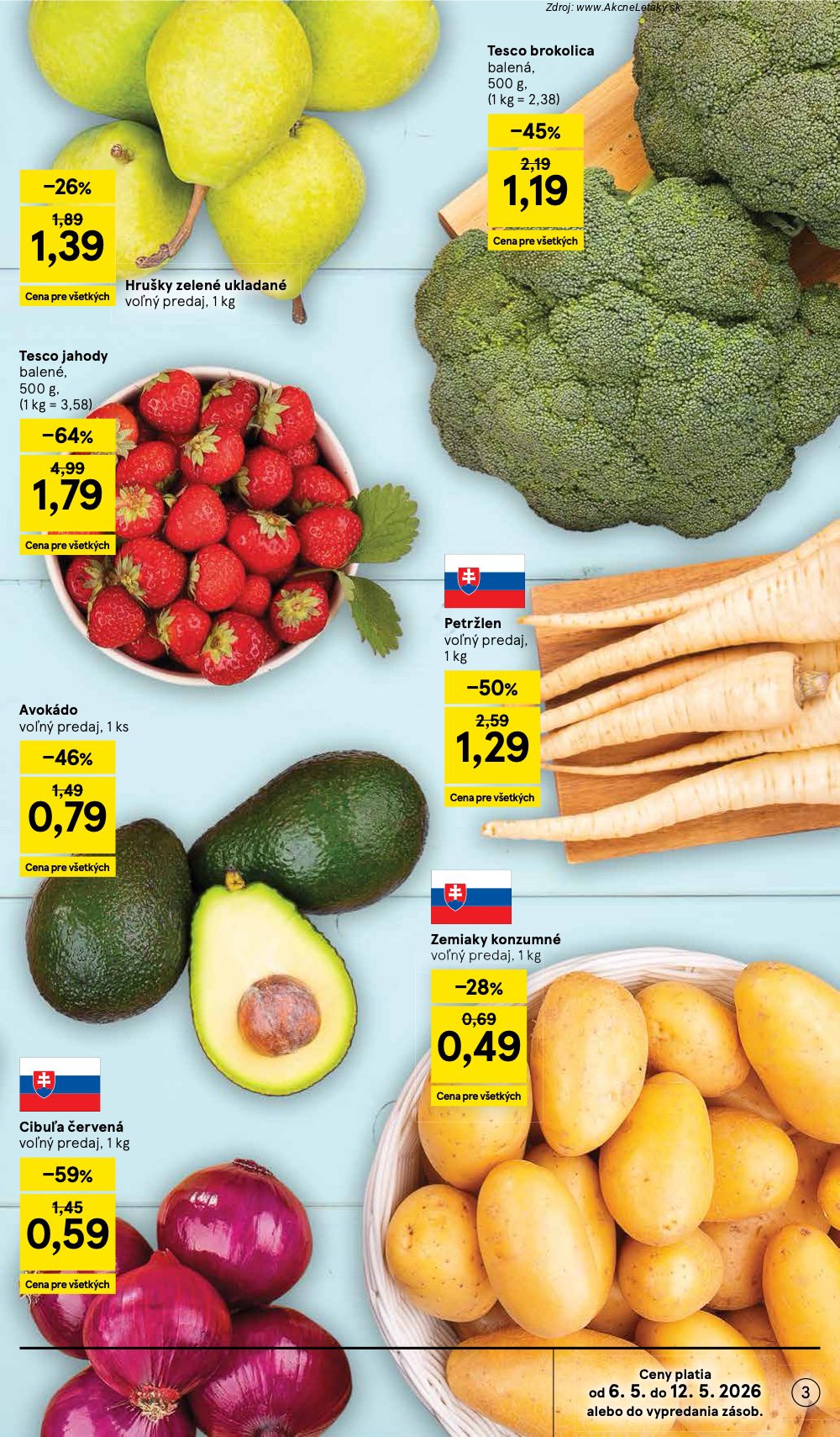Leták Tesco (6. 5. - 12. 5. 2026) - strana 3 z 31