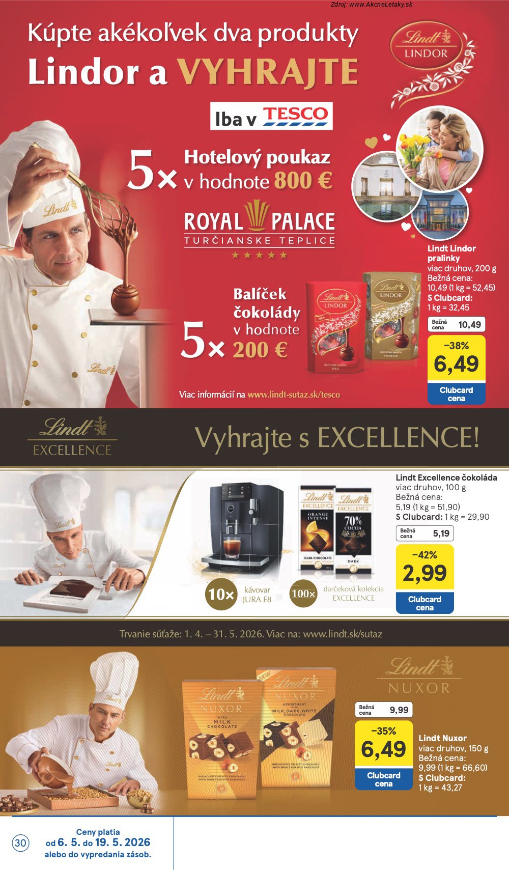 Leták Tesco (6. 5. - 12. 5. 2026) - strana 30 z 31