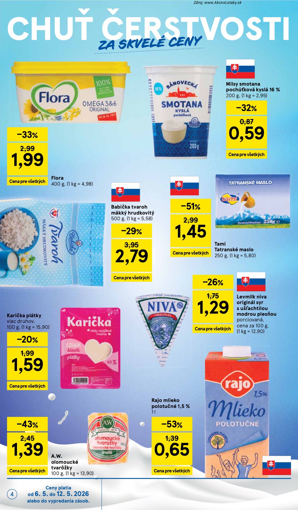 Leták Tesco (6. 5. - 12. 5. 2026) - strana 4 z 31