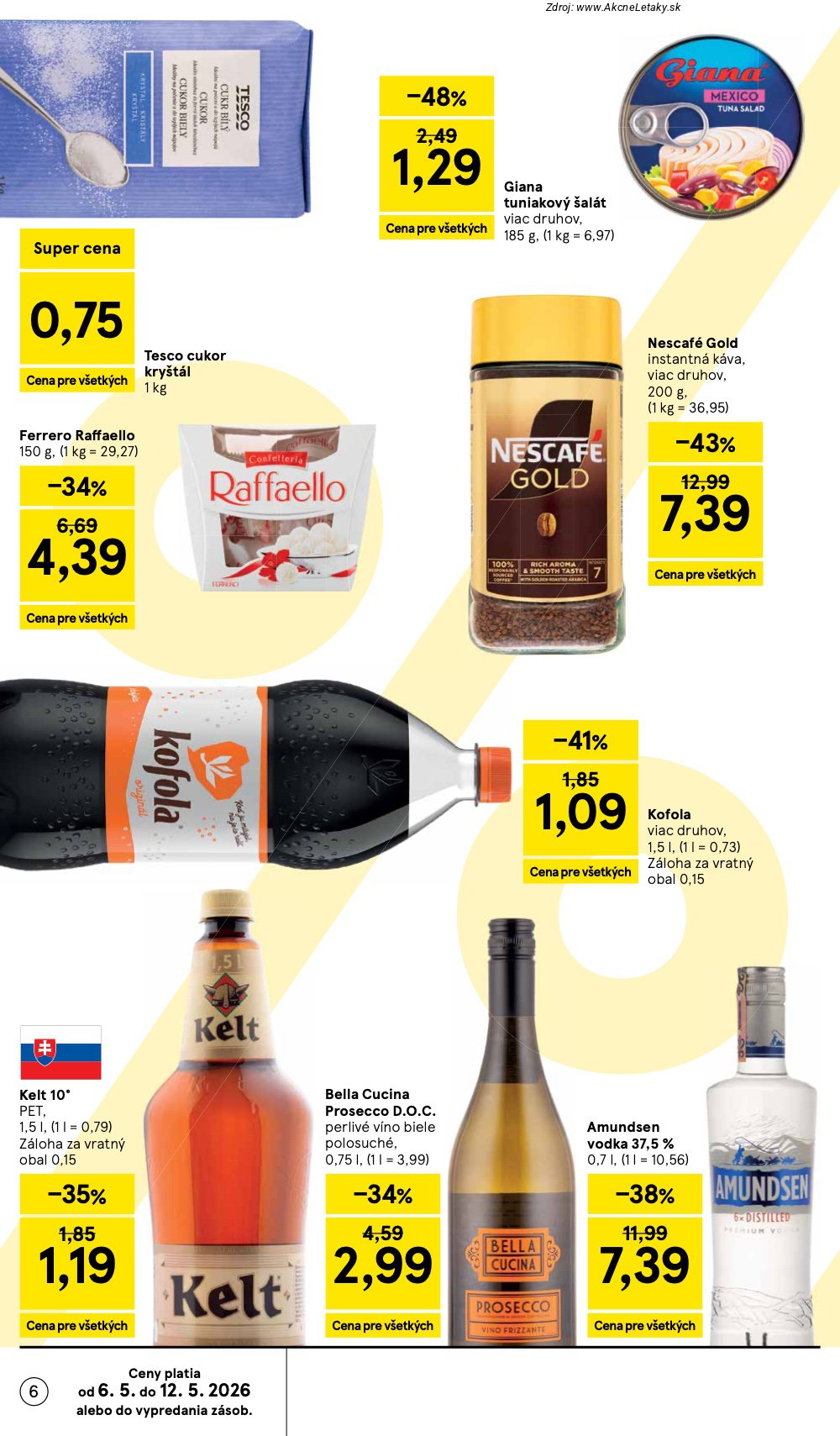 Leták Tesco (6. 5. - 12. 5. 2026) - strana 6 z 31