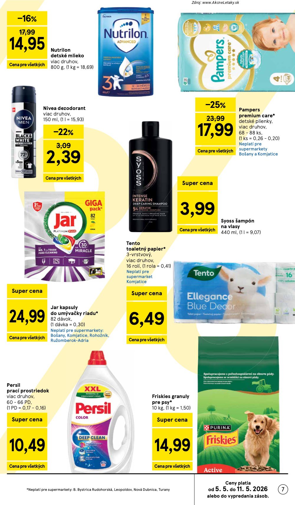 Leták Tesco (6. 5. - 12. 5. 2026) - strana 7 z 31
