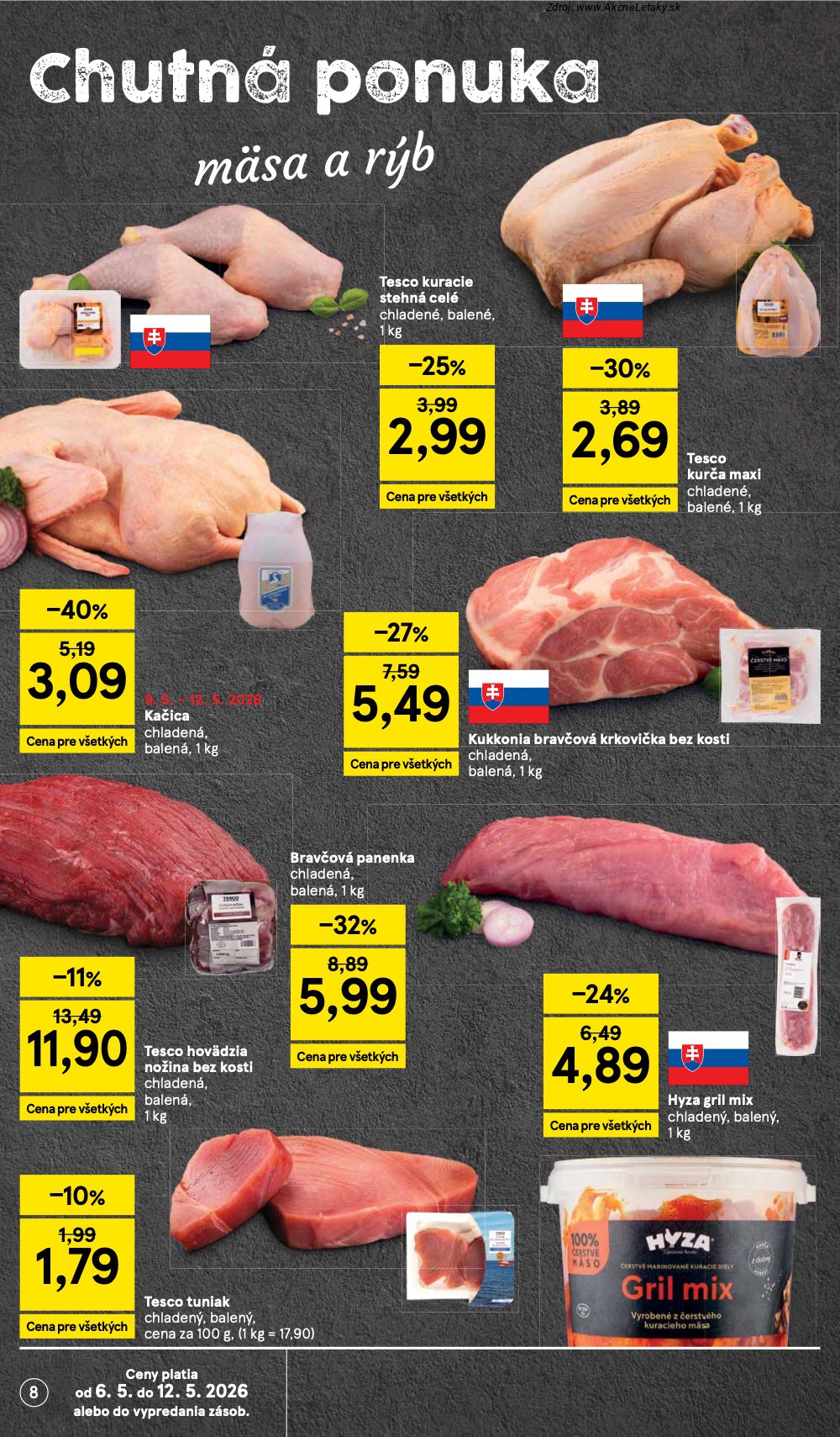 Leták Tesco (6. 5. - 12. 5. 2026) - strana 8 z 31