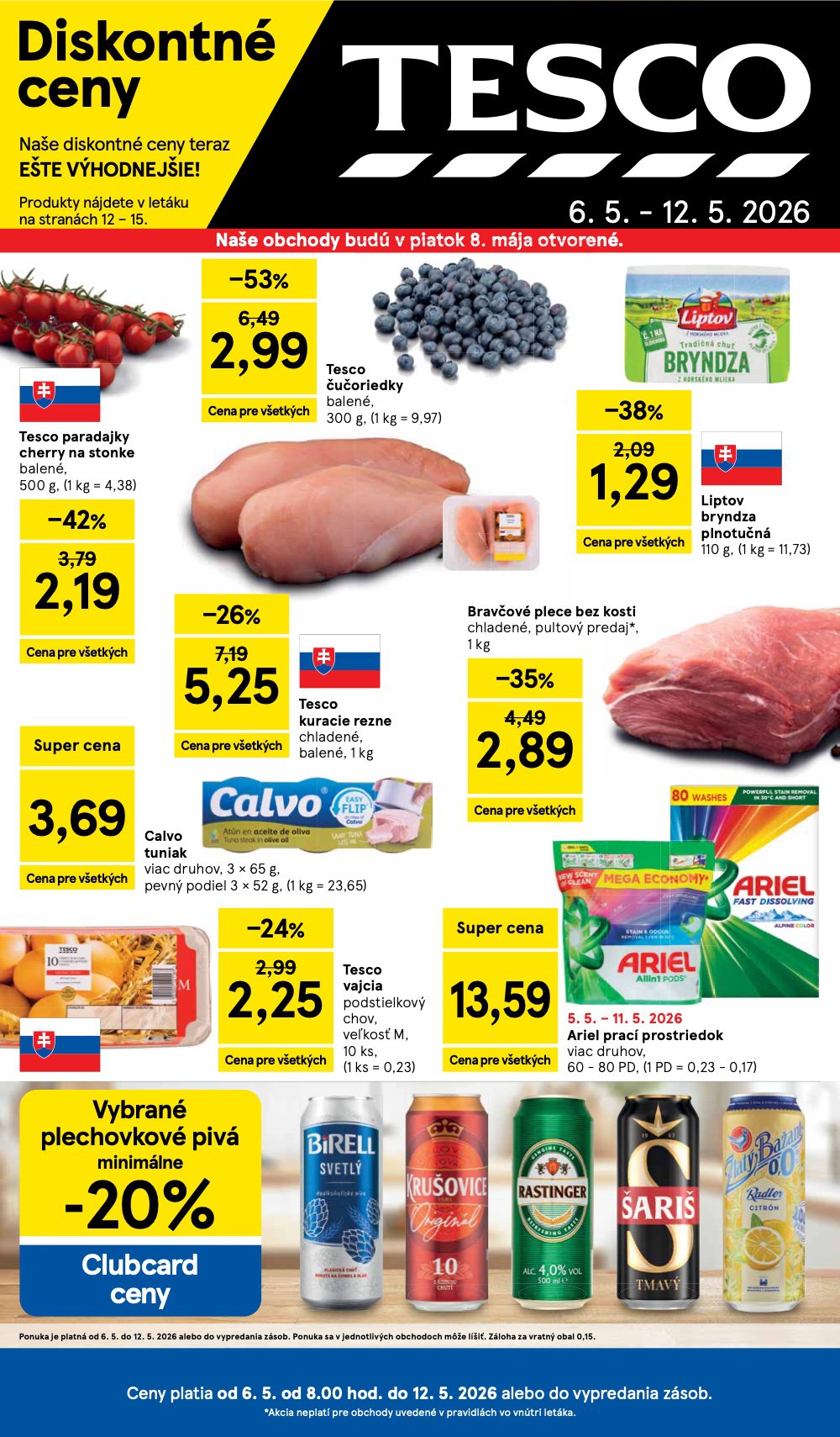 Leták Tesco (6. 5. - 12. 5. 2026) - strana 1 z 50