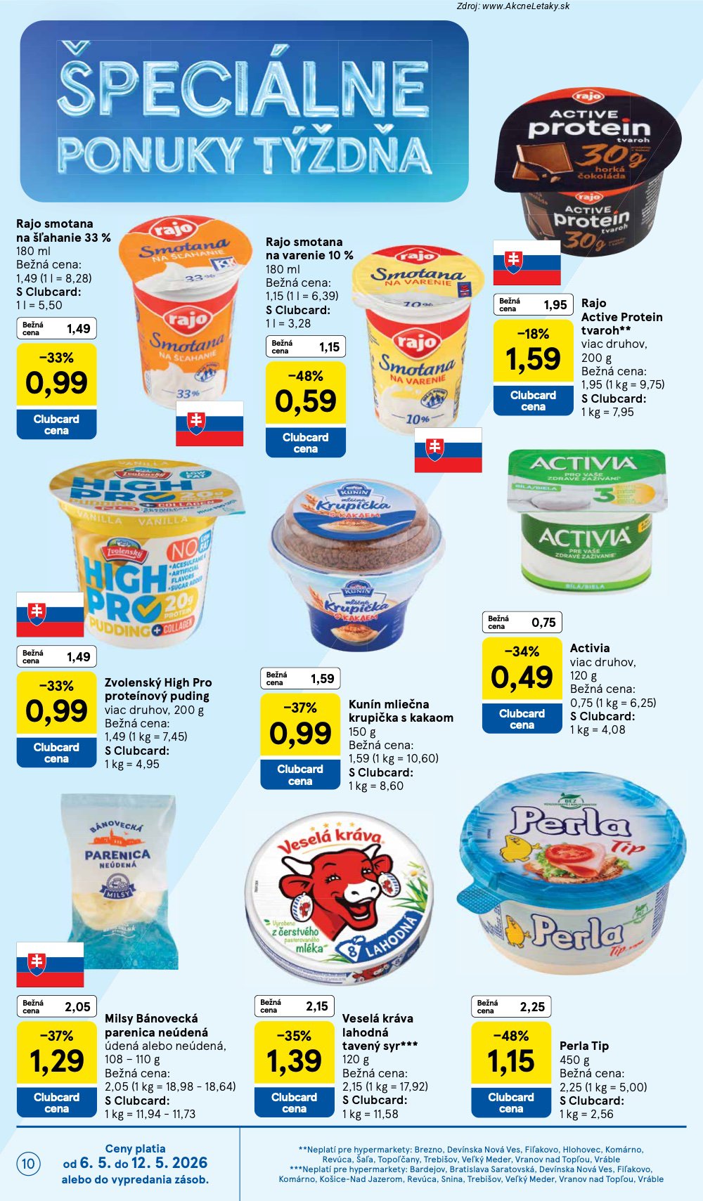 Leták Tesco (6. 5. - 12. 5. 2026) - strana 10 z 50
