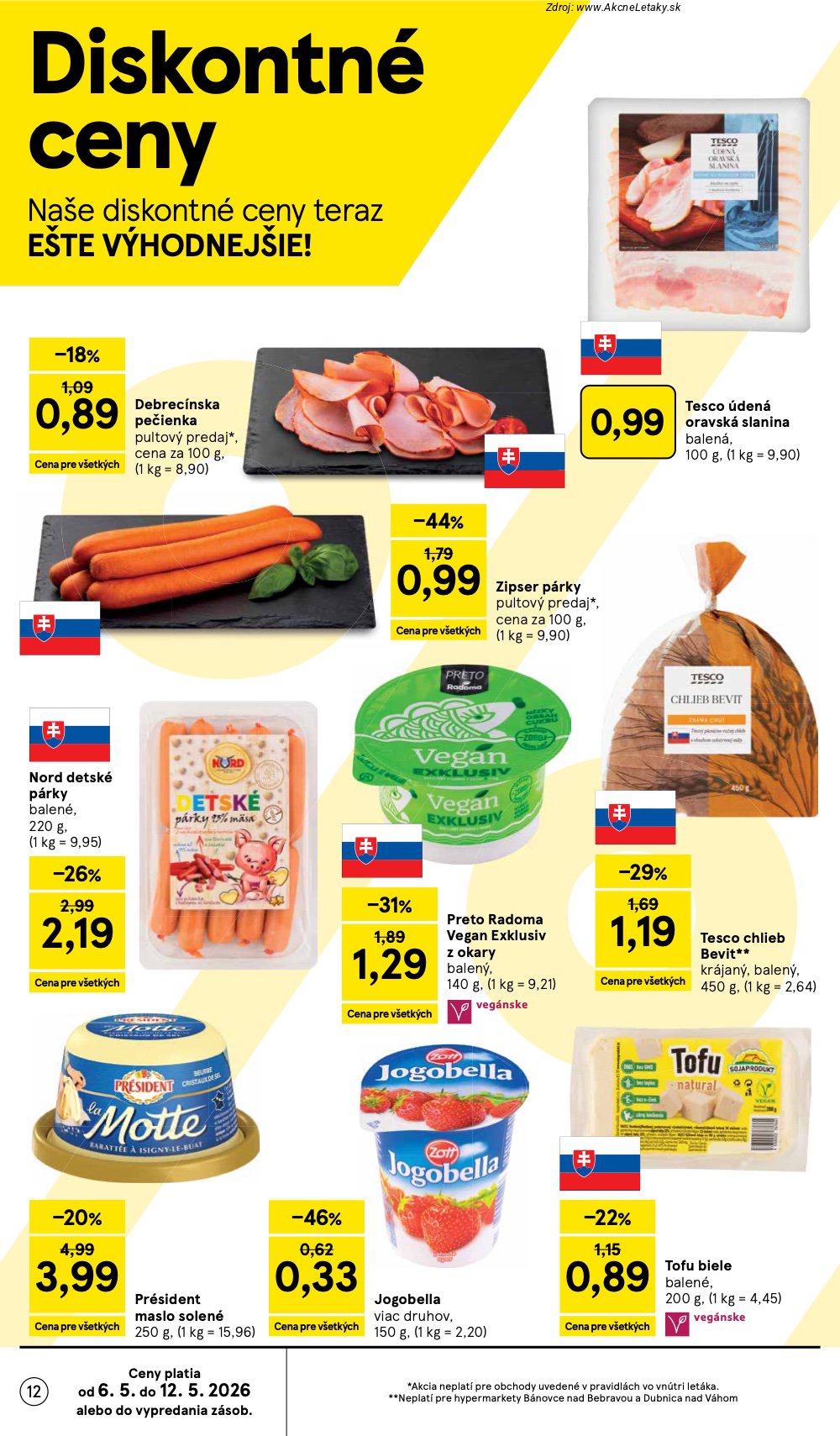 Leták Tesco (6. 5. - 12. 5. 2026) - strana 12 z 50